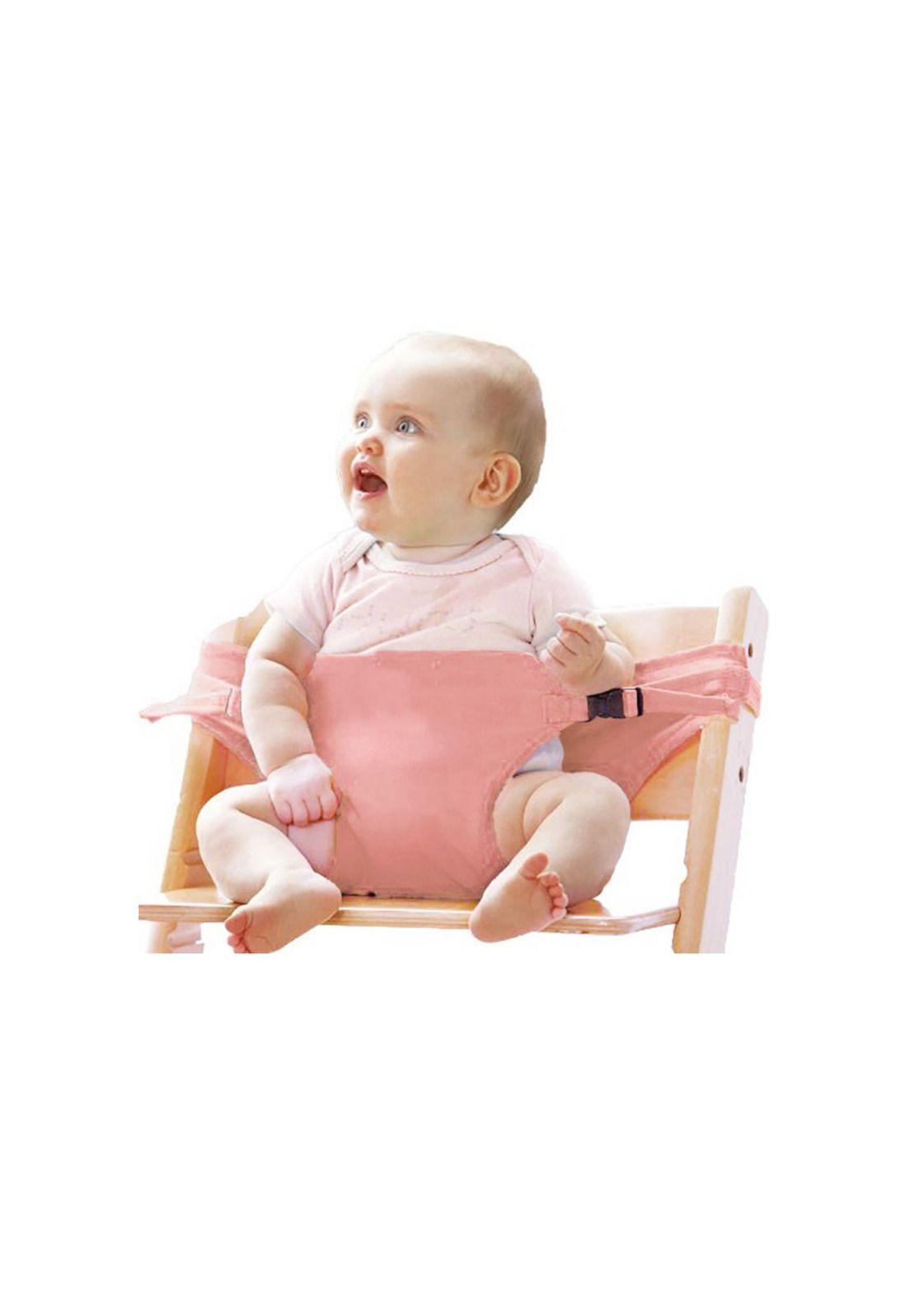 Sujetador Arnés Infantil Bebe Silla Portátil Rosada-0