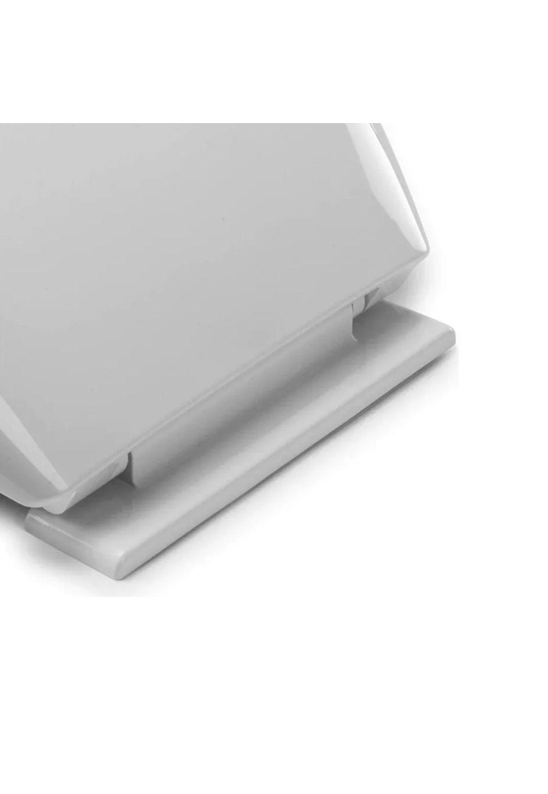 Tapa Baño WC Asiento Inodoro Redondo Universal 6x36x42 CM Blanco-4