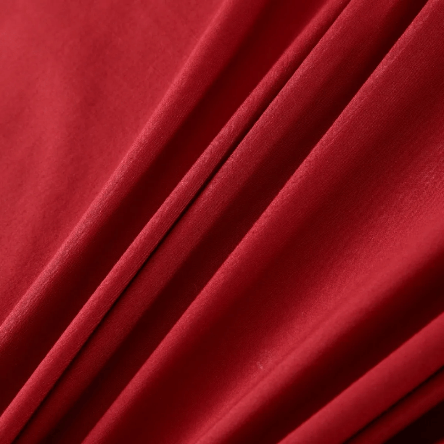 Sabanas 2 Plazas Poli Algodón 200 Hilos Burdeo-2