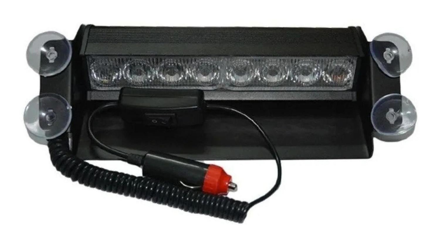 Baliza Parabrisa Luz Estroboscópica LED Azul Rojo 12 V-6