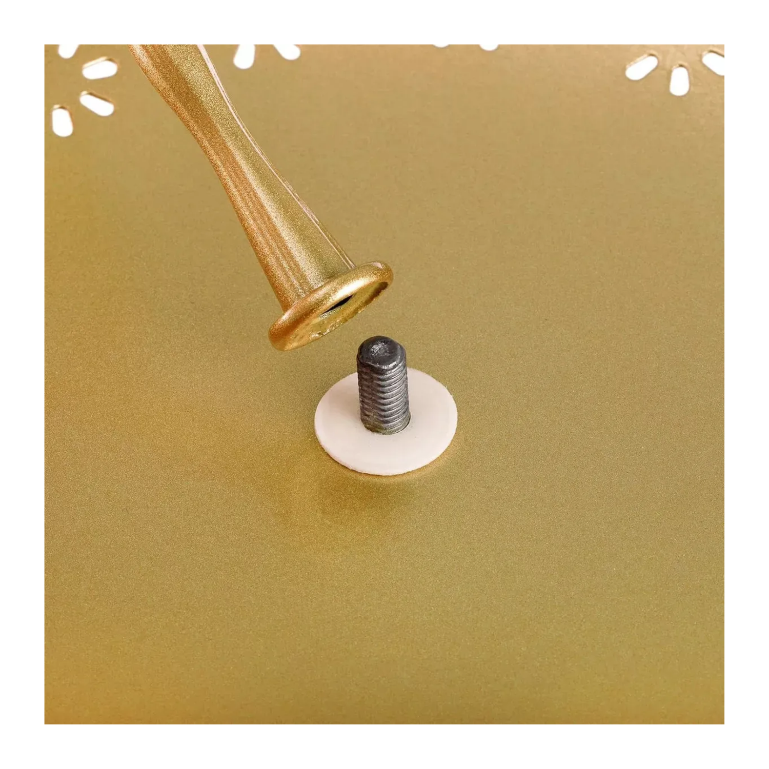 Kit 10 Porta Torta Cupcake Torre Decorativa Dorada-2