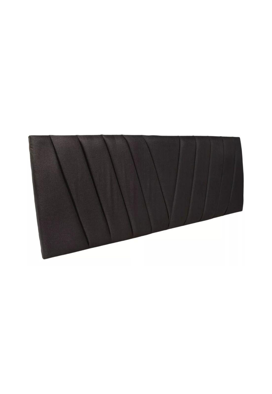 Respaldo Elegante Super King Capitone 200x60 CM Gris Oscuro Lino-1