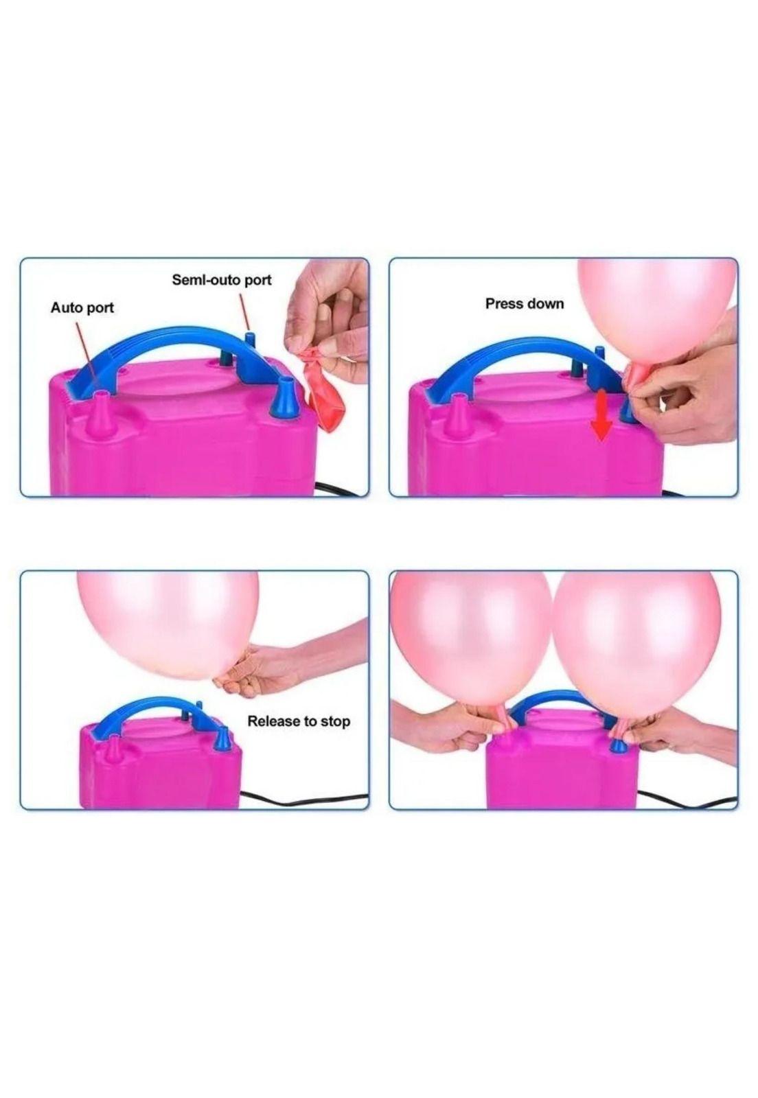 Inflador Globos Portátil Eléctrico-5