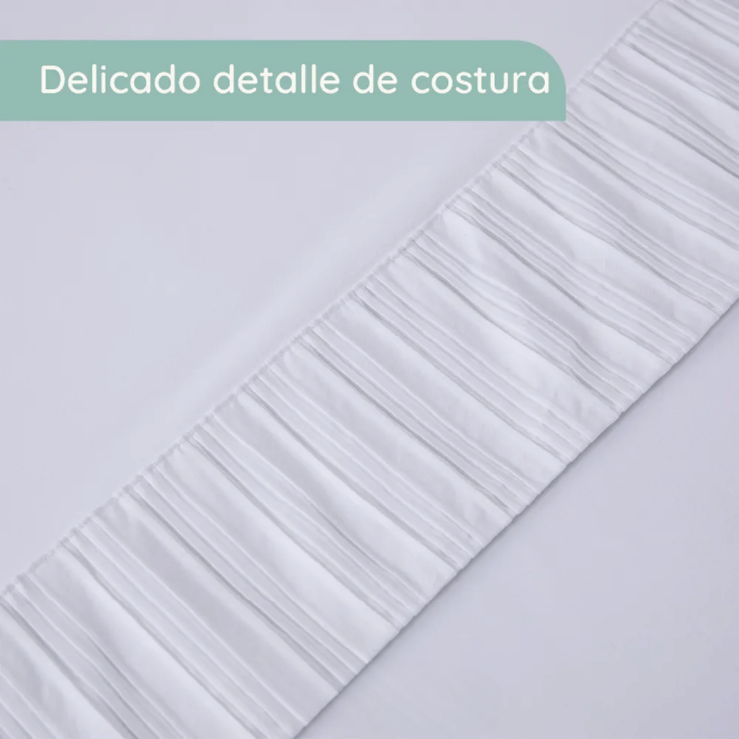 Sabanas Colchón King Microfibra 300 Hilos Blanco-2