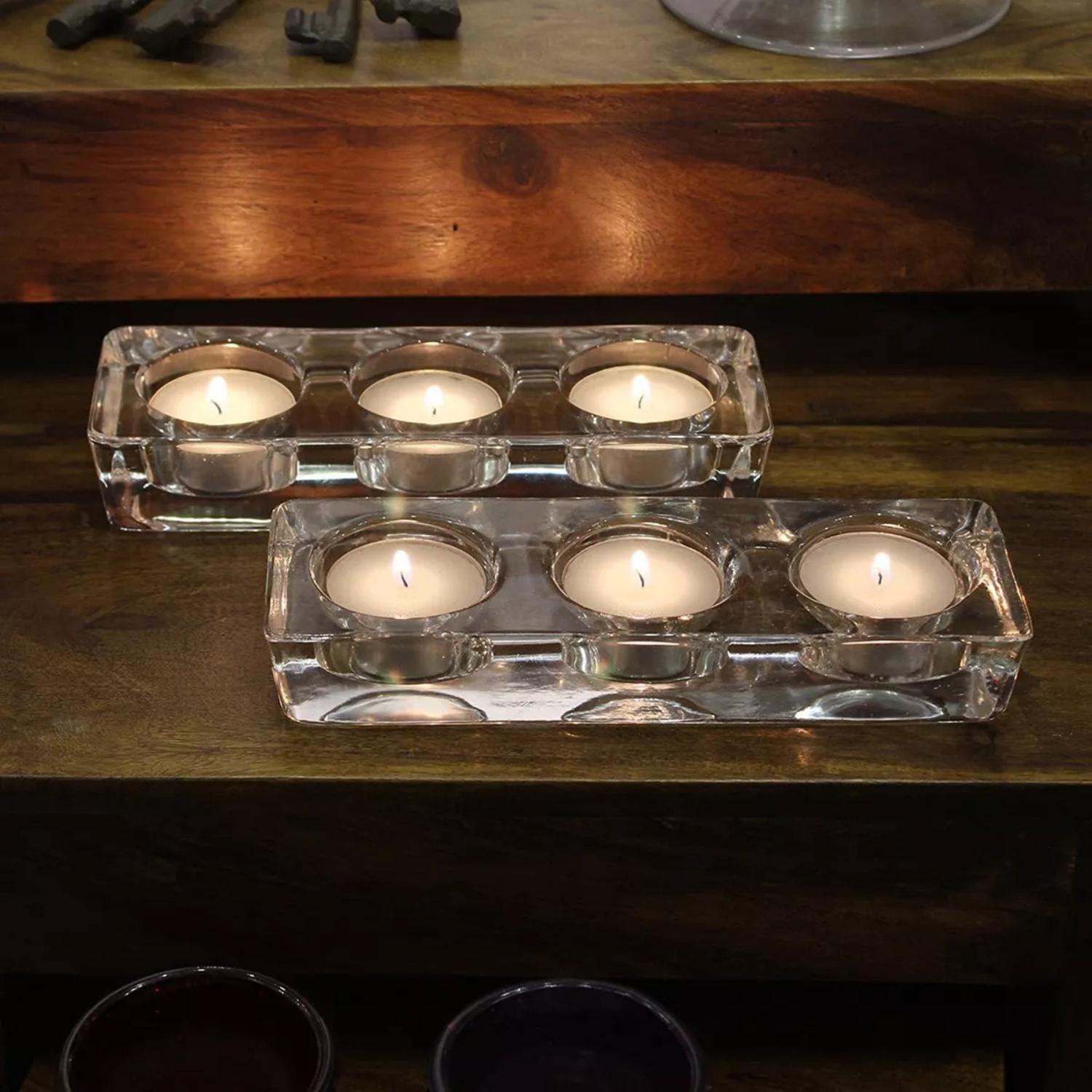 Pack 50 Velas Tea Light Hogar Decoración Blanco-3