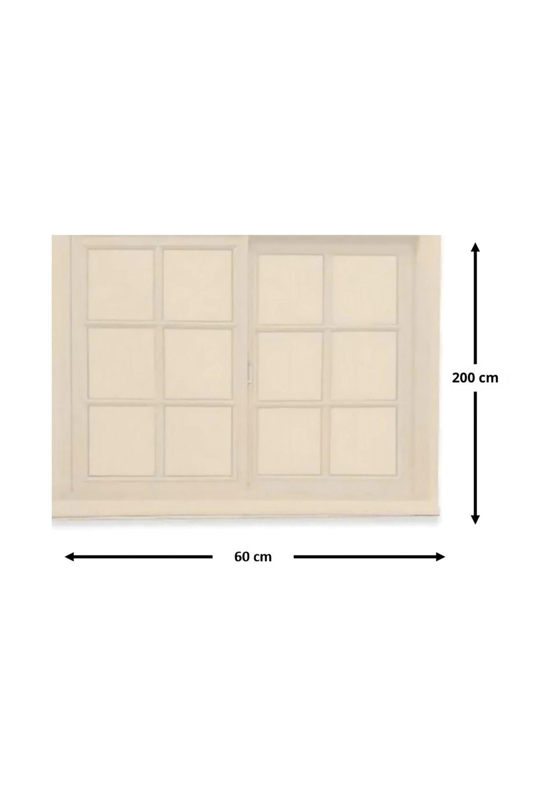 Cortina Roller Rustica Deluxe 60x200 CM Beige-3