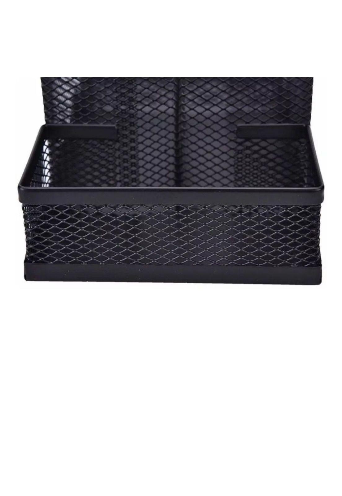 Organizador Canasto Lápices Metal Escritorio 10.5x15x11 CM-3