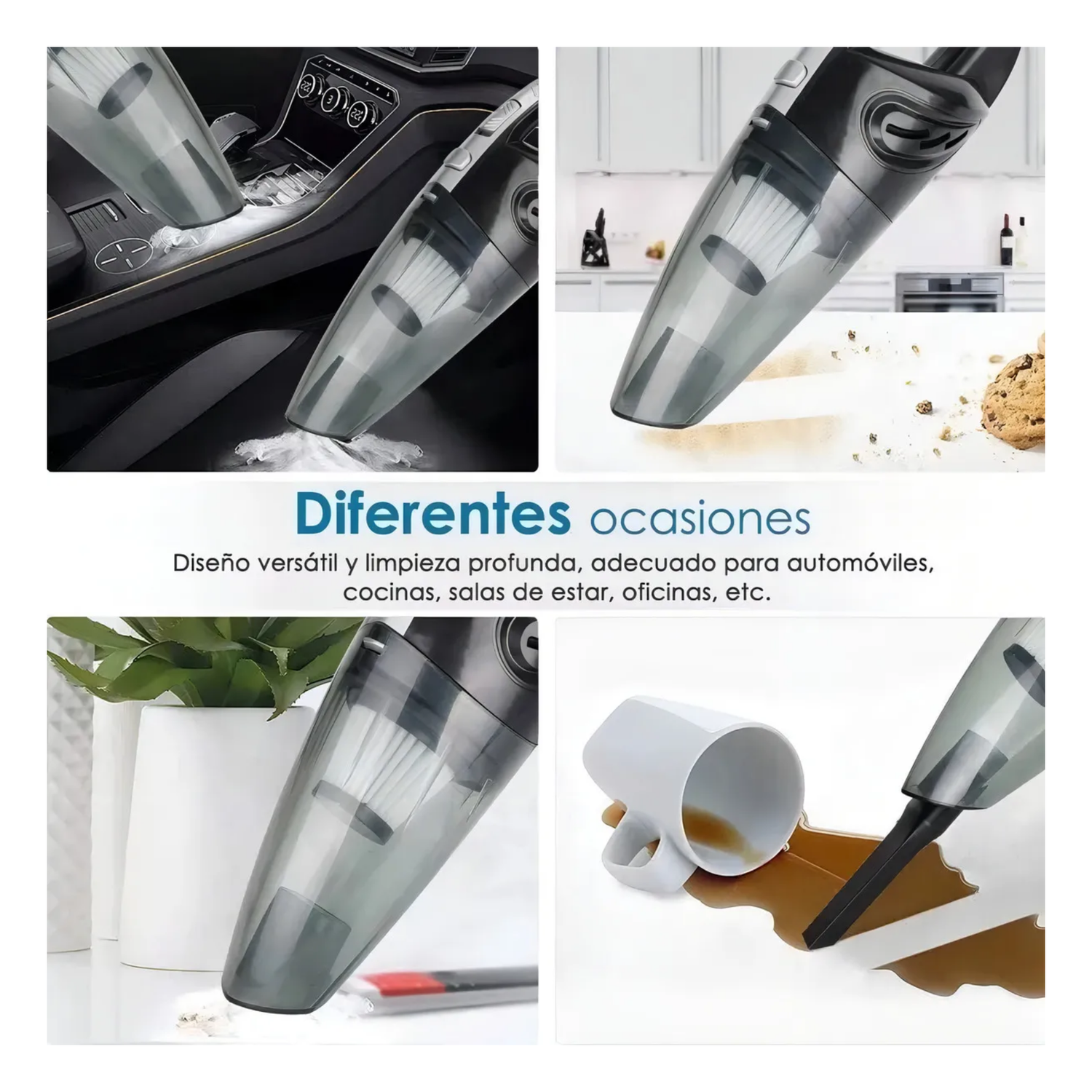 Aspiradora Mano Portatil Electrica Manual 120 Watt-4