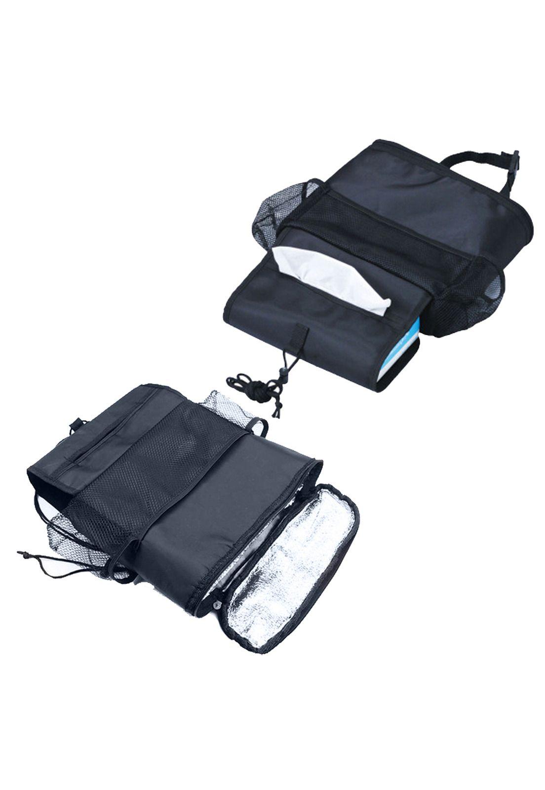 Bolso Organizador Térmico Cooler Automóvil Negro-2
