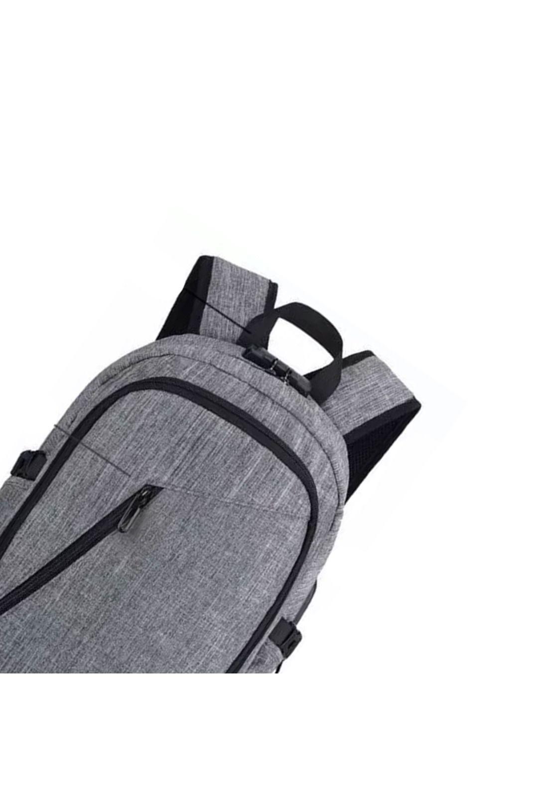Mochila Antirrobo 30 LT Cable USB Gris-2