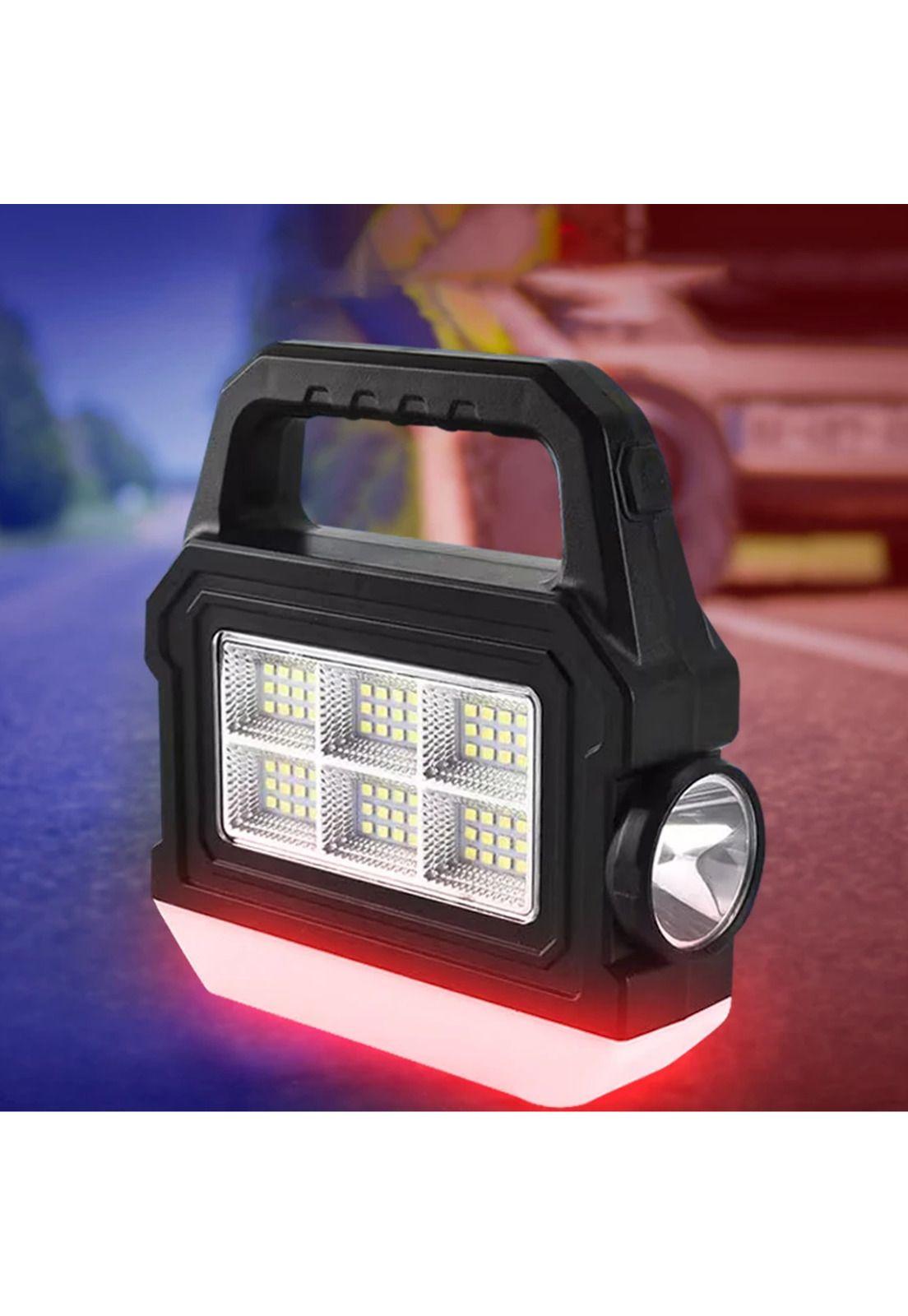 Linterna Luz Solar LED Exteriores Camping Impermeable-4