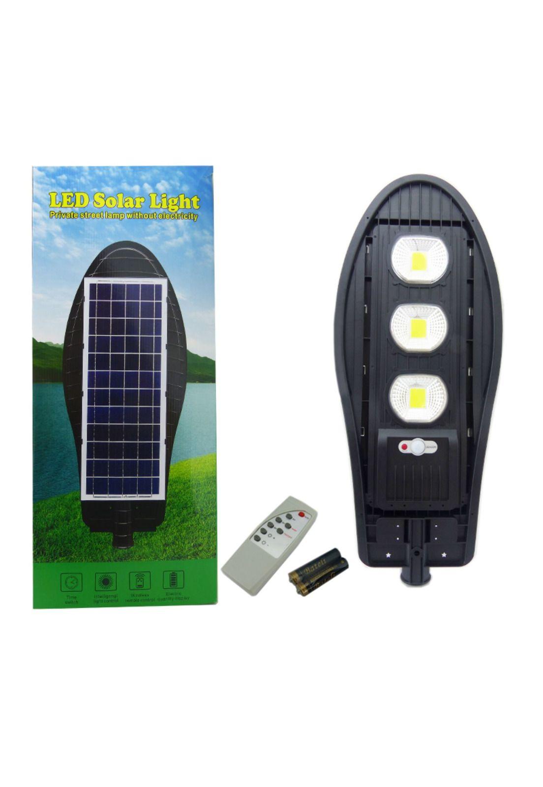Foco Solar LED COB 3 Placas 120 Watt Sensor-3