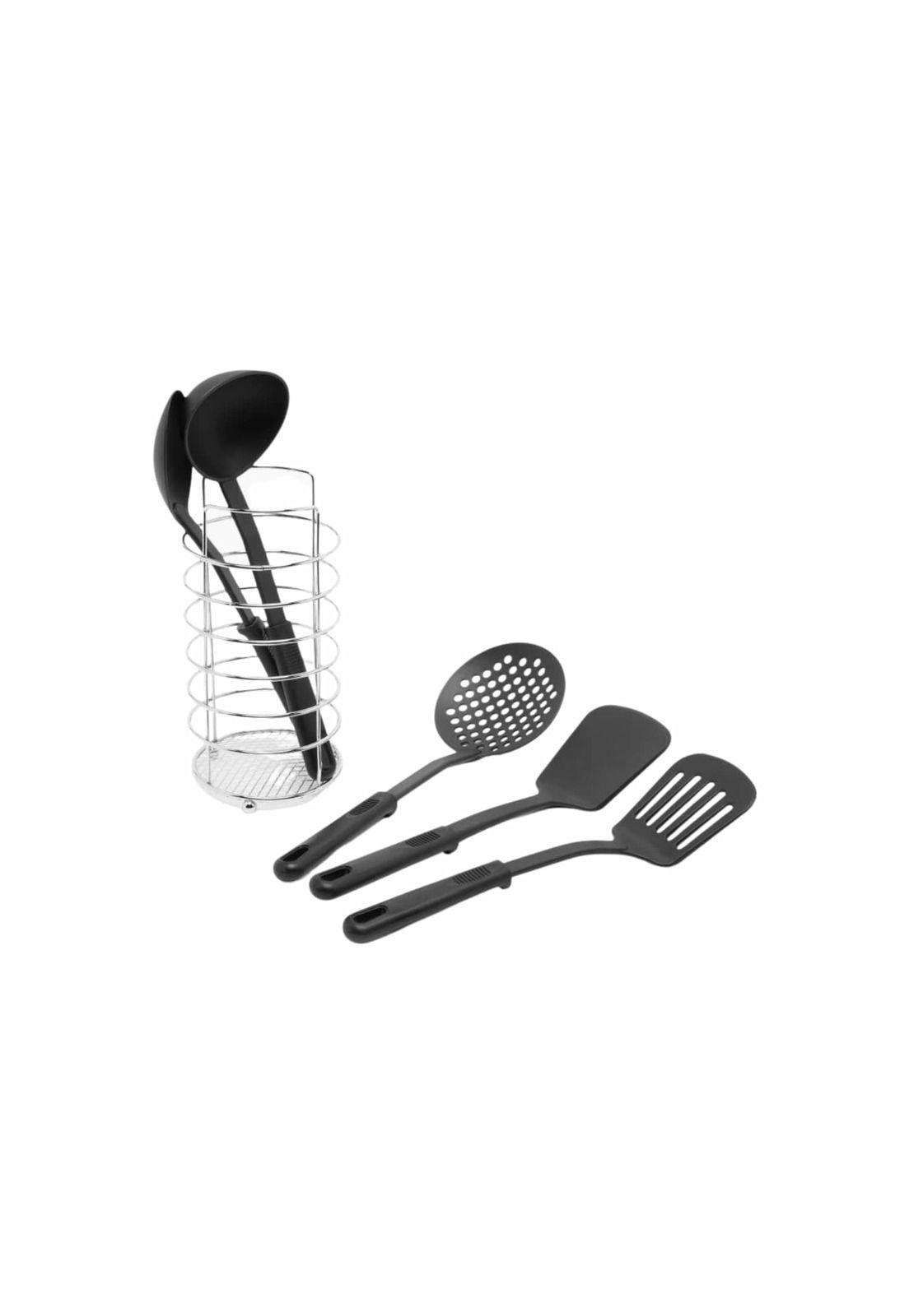 Juego Batería Cocina 13 Piezas Recubrimiento Antiadherente Negro-2