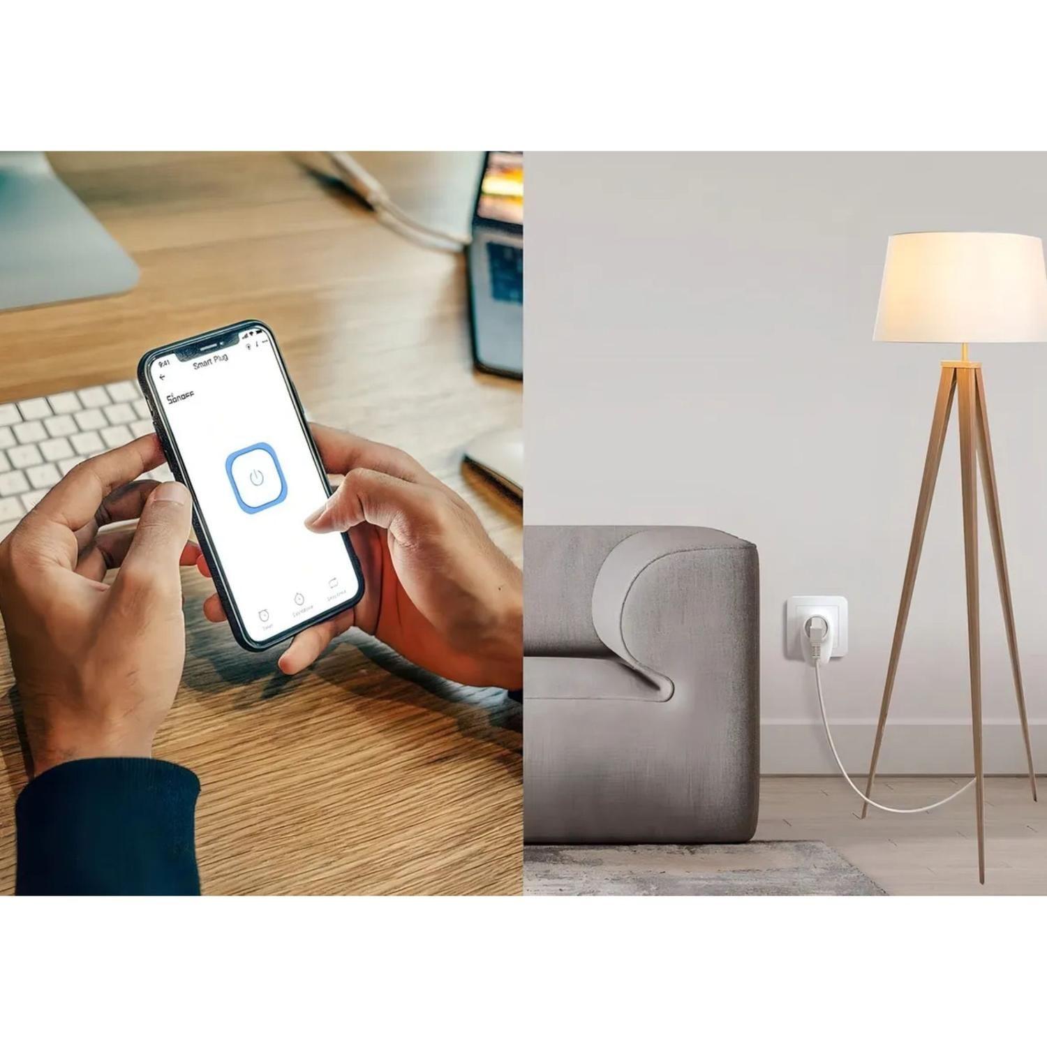 Enchufe Wifi 1 Canal Sonoff 1,5 Watt Blanco-3