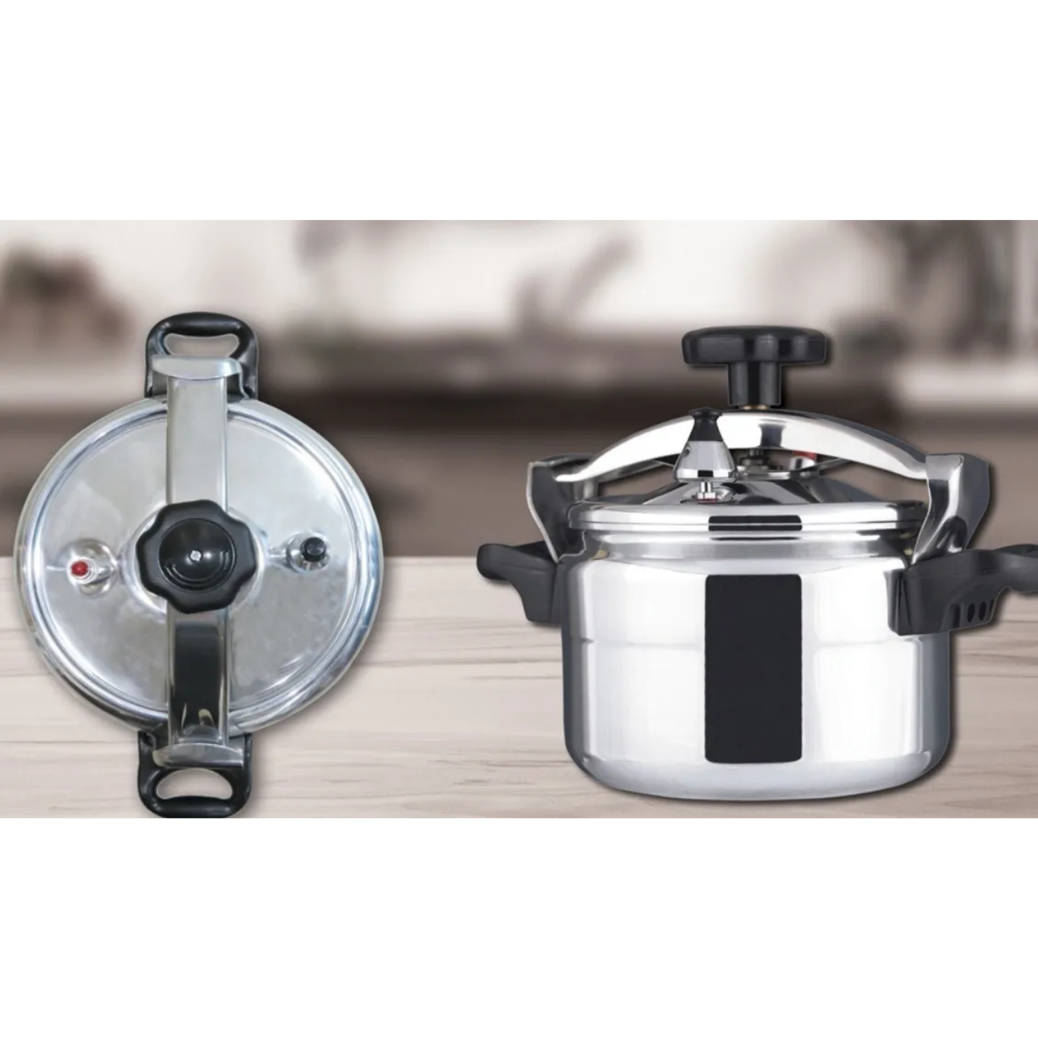 Olla Presión Aluminio Dlx 3 Litros Plateado-5