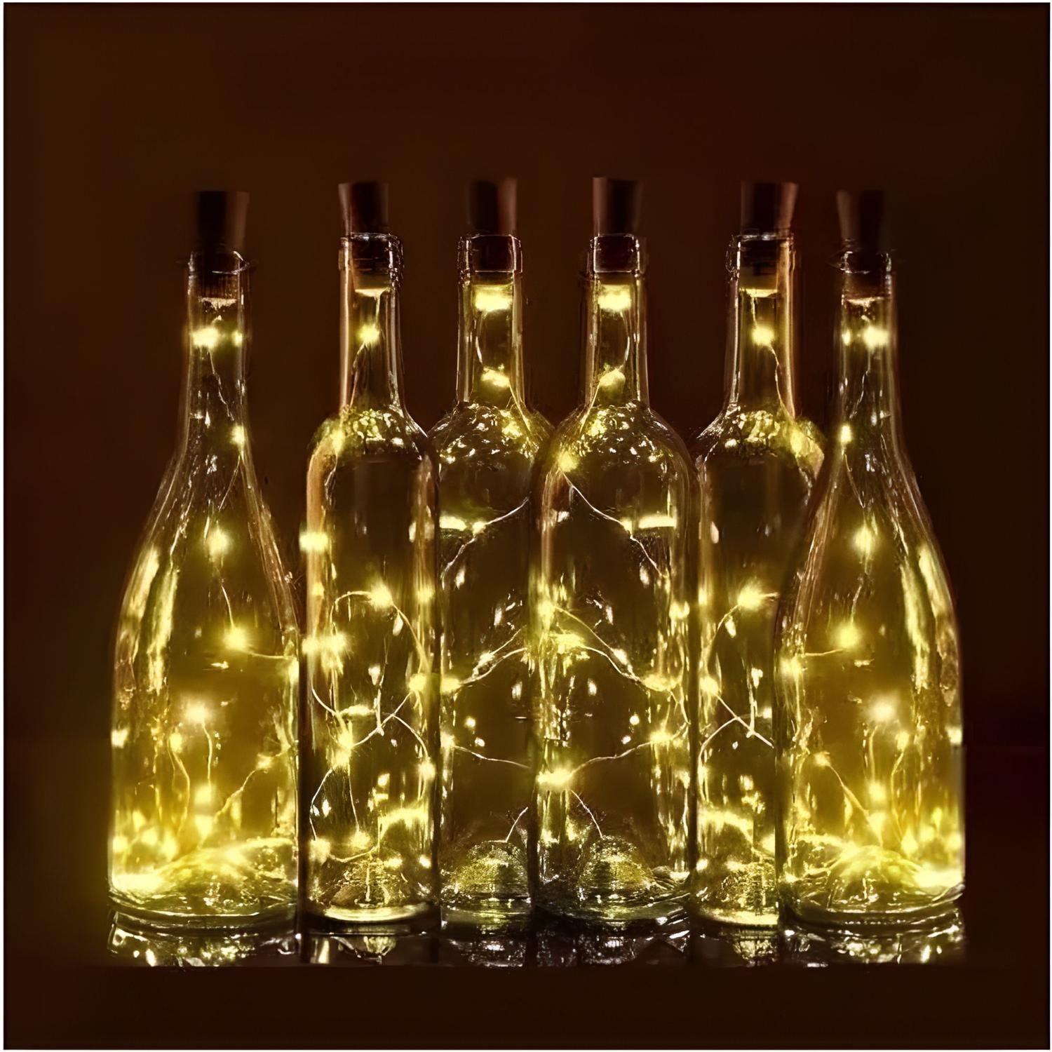 Pack 10 Luces LED Corcho Hada Luz Calida 2 MTS-3