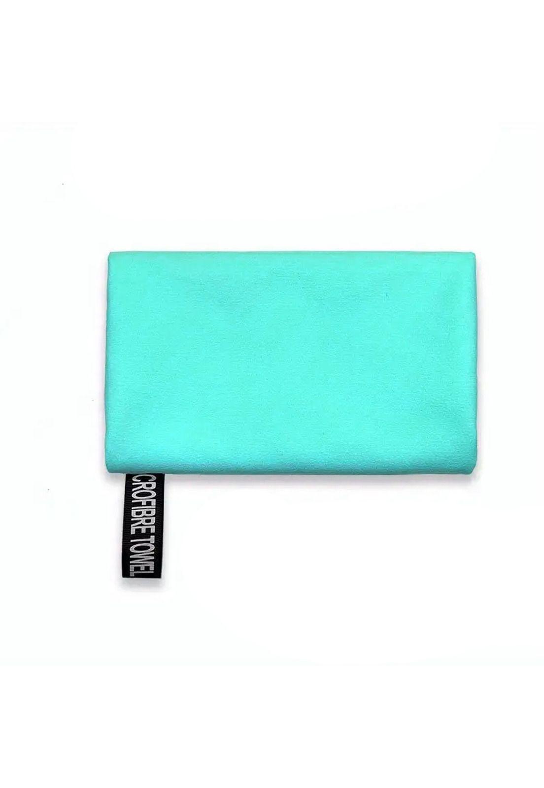 Set 3 Toallas Baño Viaje Microfibra Secado Rápido Menta-1
