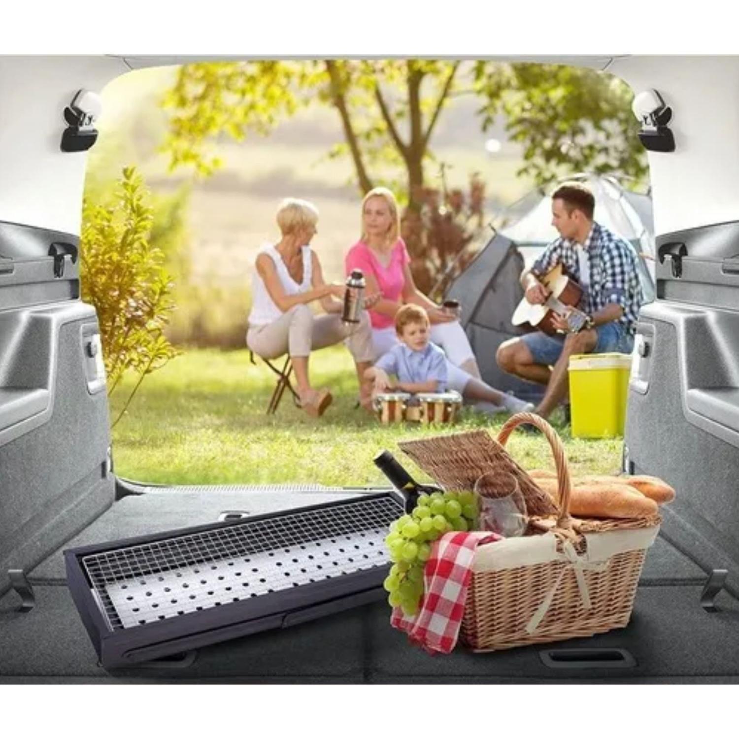 Parrilla Carbón Portátil Plegable 22x33x22 CM-3