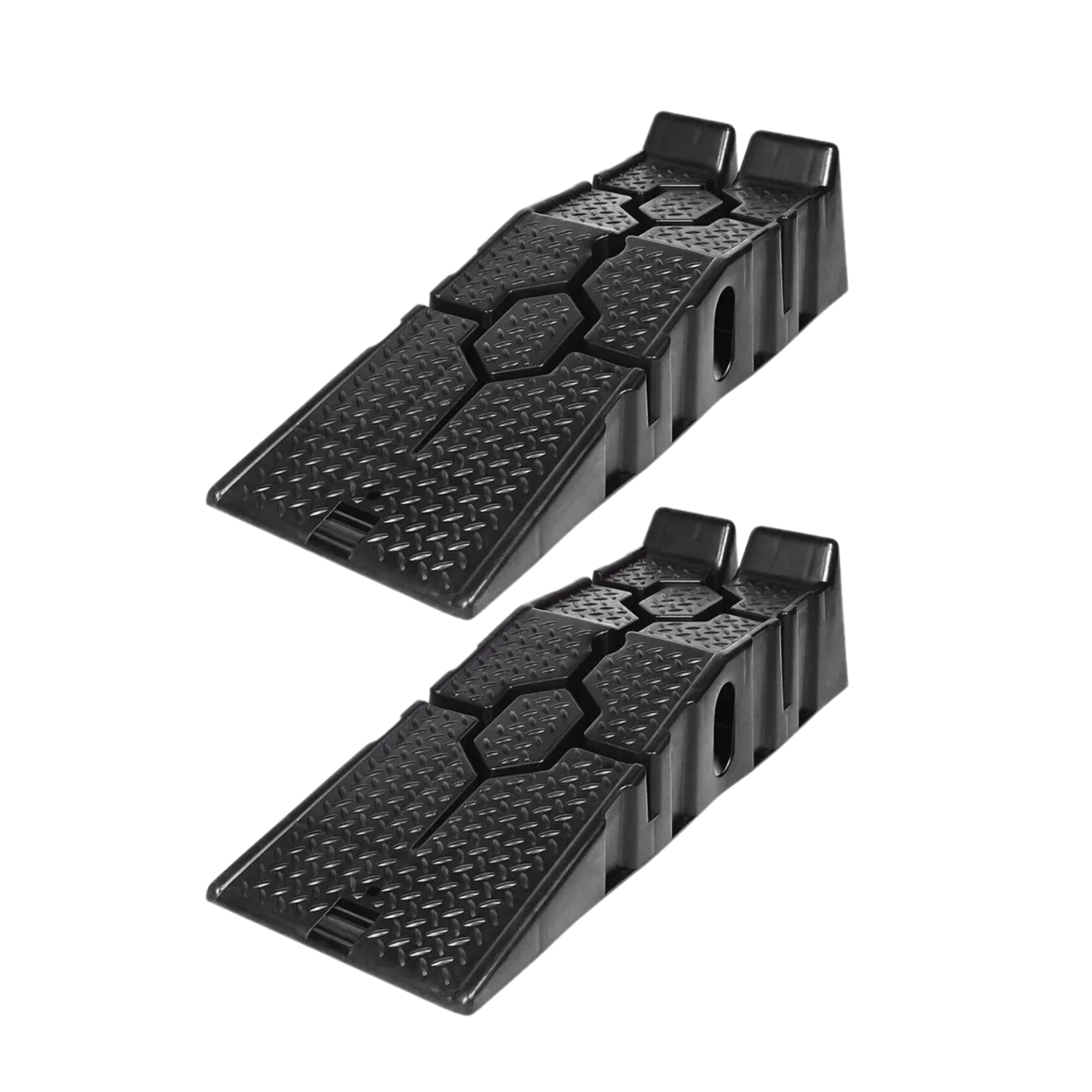 Pack 2 Rampas Autos Camionetas 3000 Toneladas Negro-2