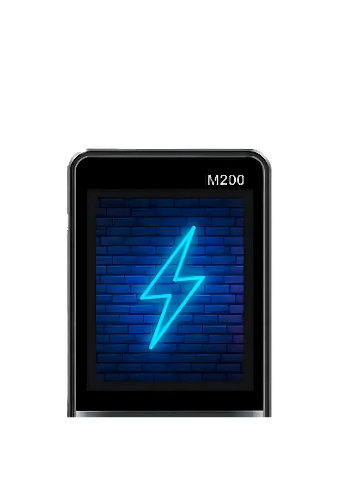 Teléfono Celular Adulto Mayor Linterna Negro-1
