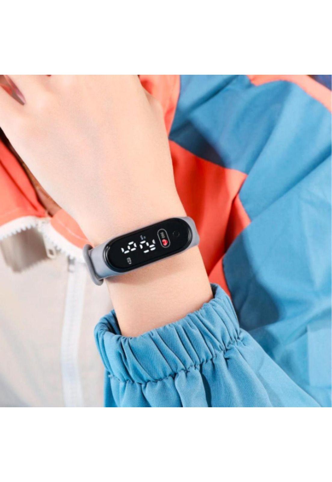 Reloj Inteligente Smart Band Bluetooth Azul-5
