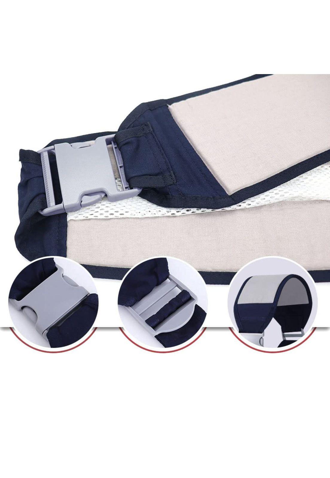 Porta Bebé Fular Canguro Ergonómico Gris-4