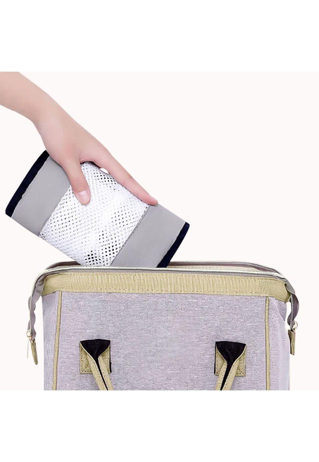 Porta Bebé Fular Canguro Ergonómico Gris-6