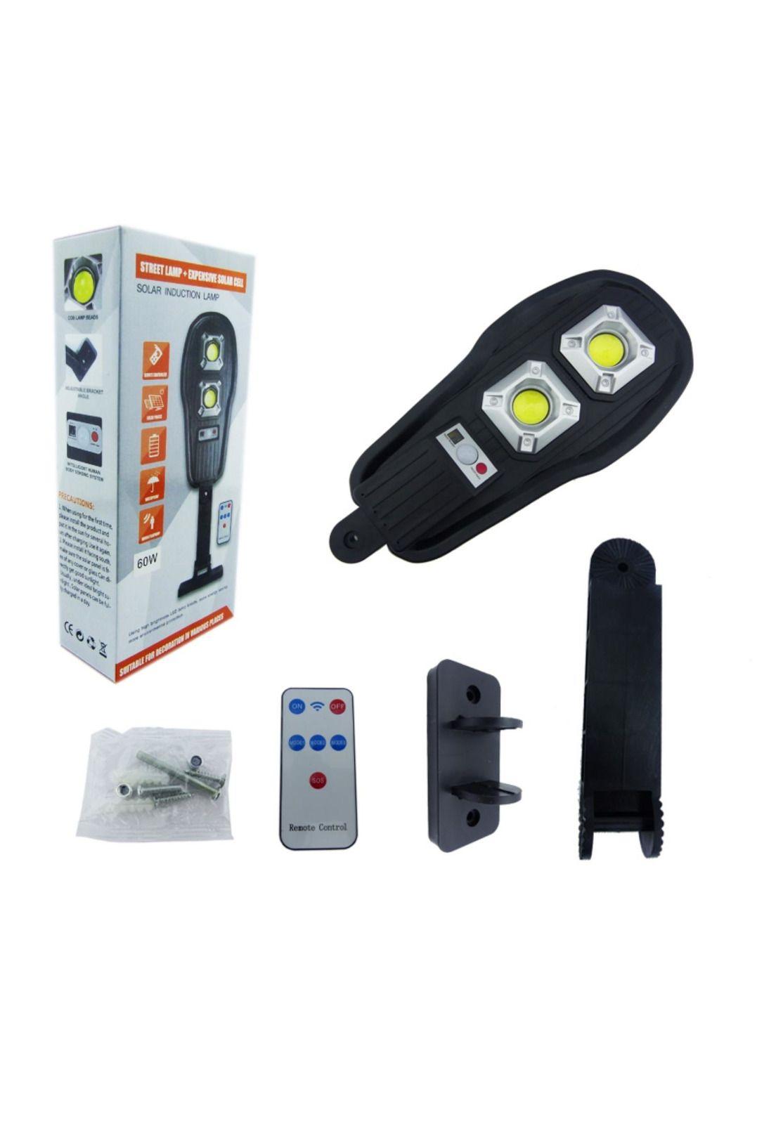 Foco Solar Pared LED COB 60 Watt Sensor Movimiento-2