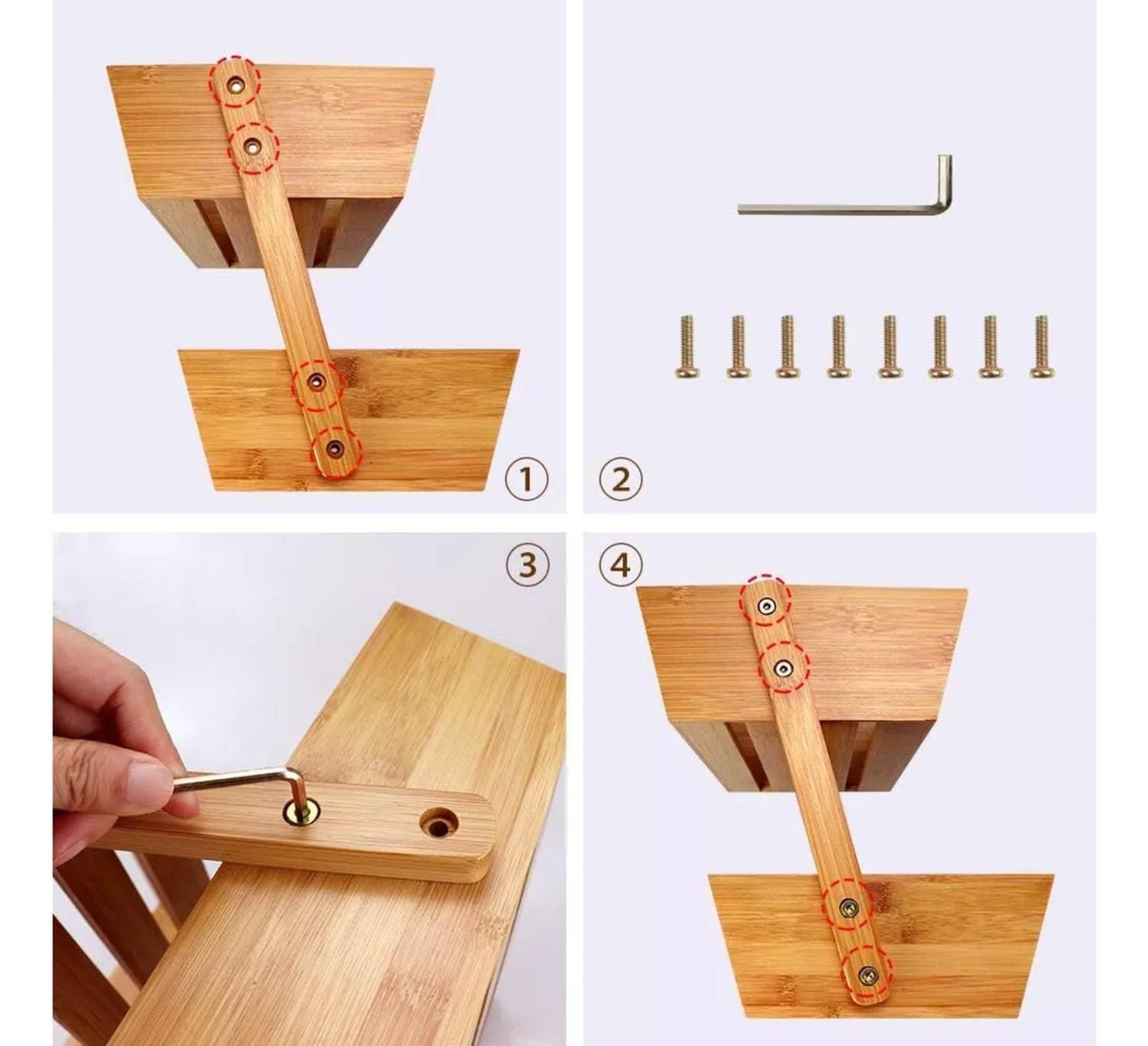 Frutero Verdulero Madera Organizador Rack Cocina-3