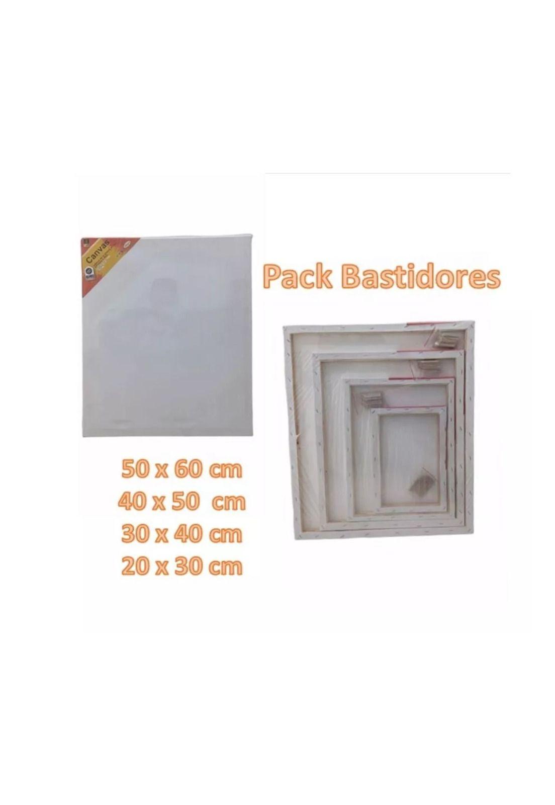 Set Arte Pintura Acrílico Atril 120 CM Madera-2