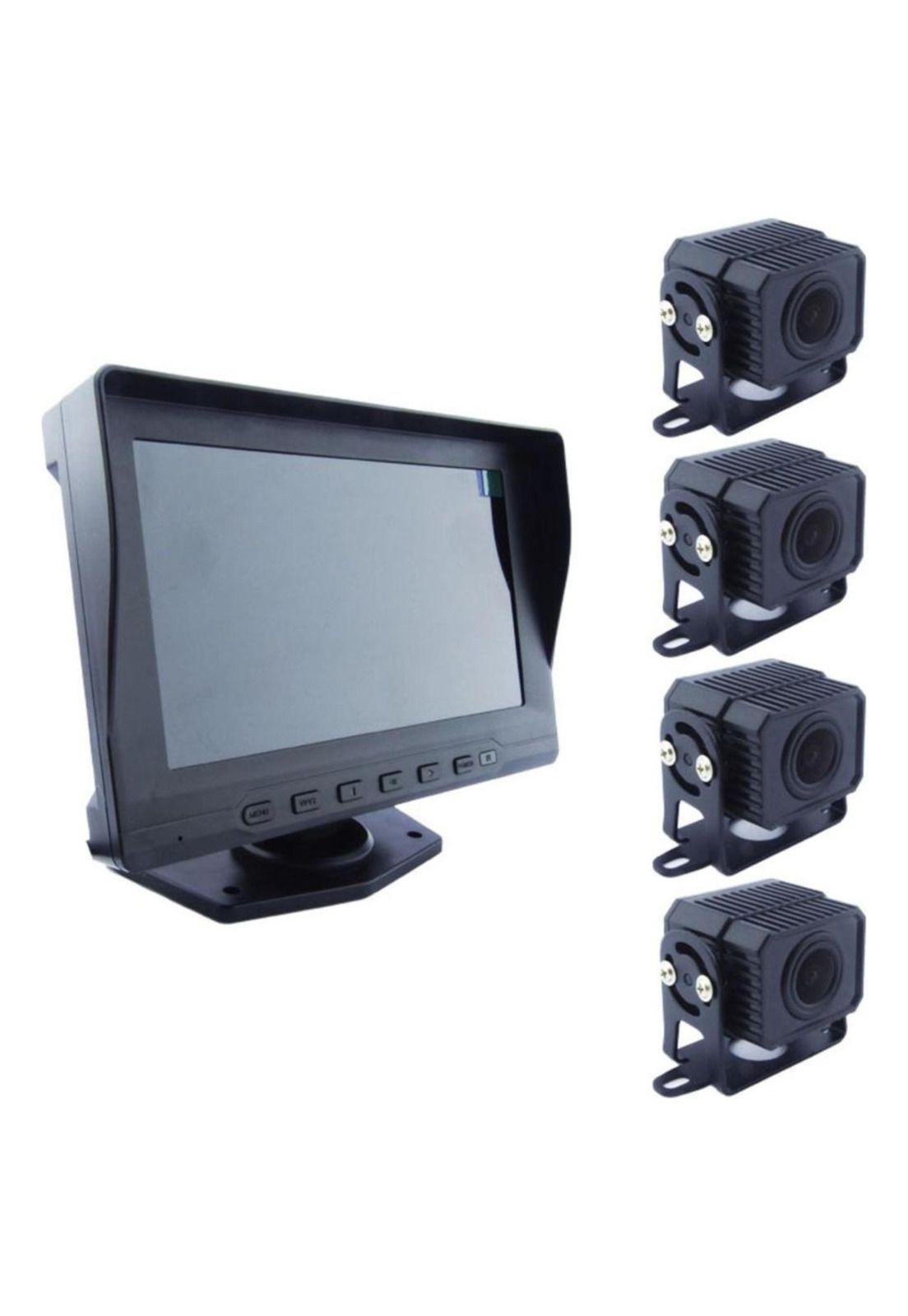 Kit 4 Cámaras Seguridad Camión DVR 7 HD-0