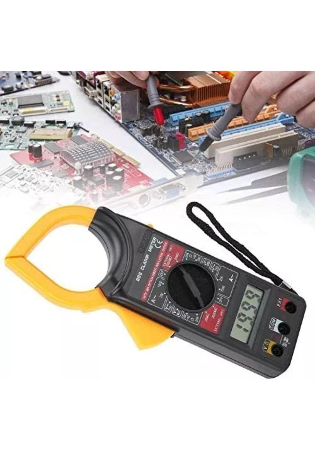 Tester Pinza Amperimétrica Multímetro Digital-3