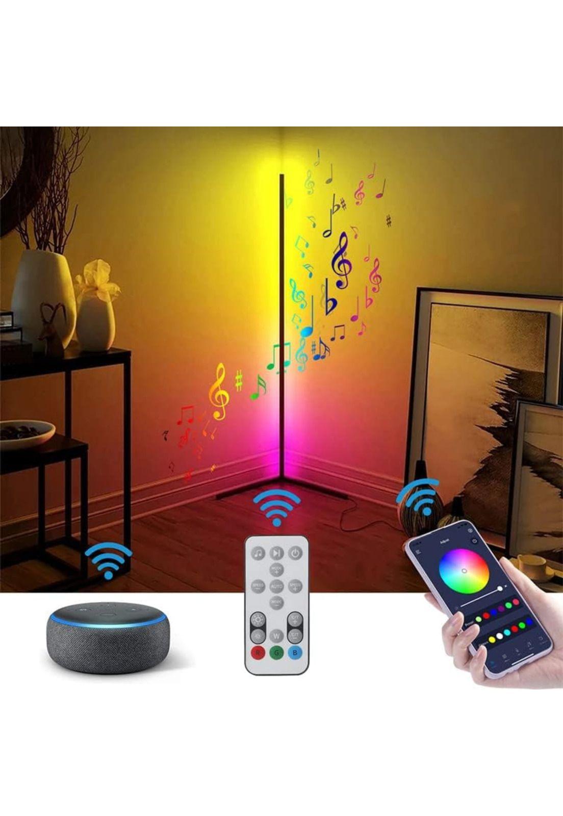 Lámpara Pie LED RGB Control Remoto 130 CM-3