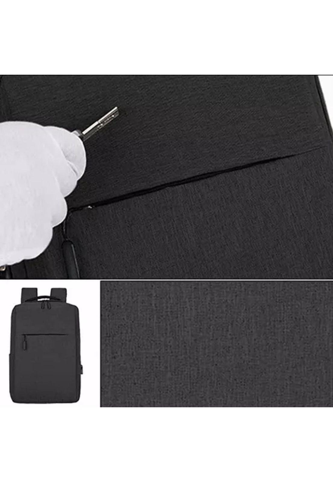 Mochila Notebook Impermeable Puerto USB 20-35 LT Negro-3