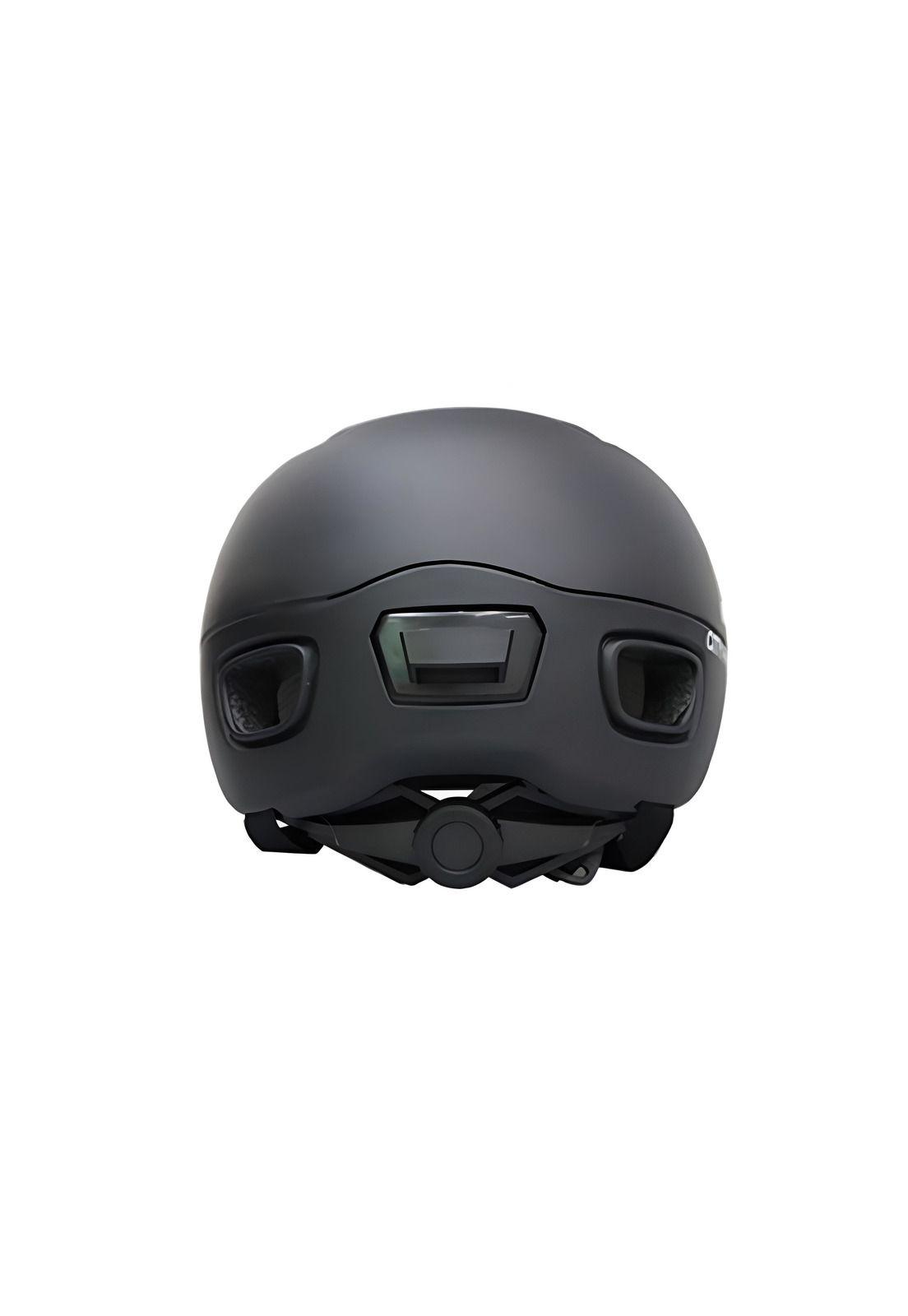 Casco Bicicleta City Visera Profesional L Negro-2