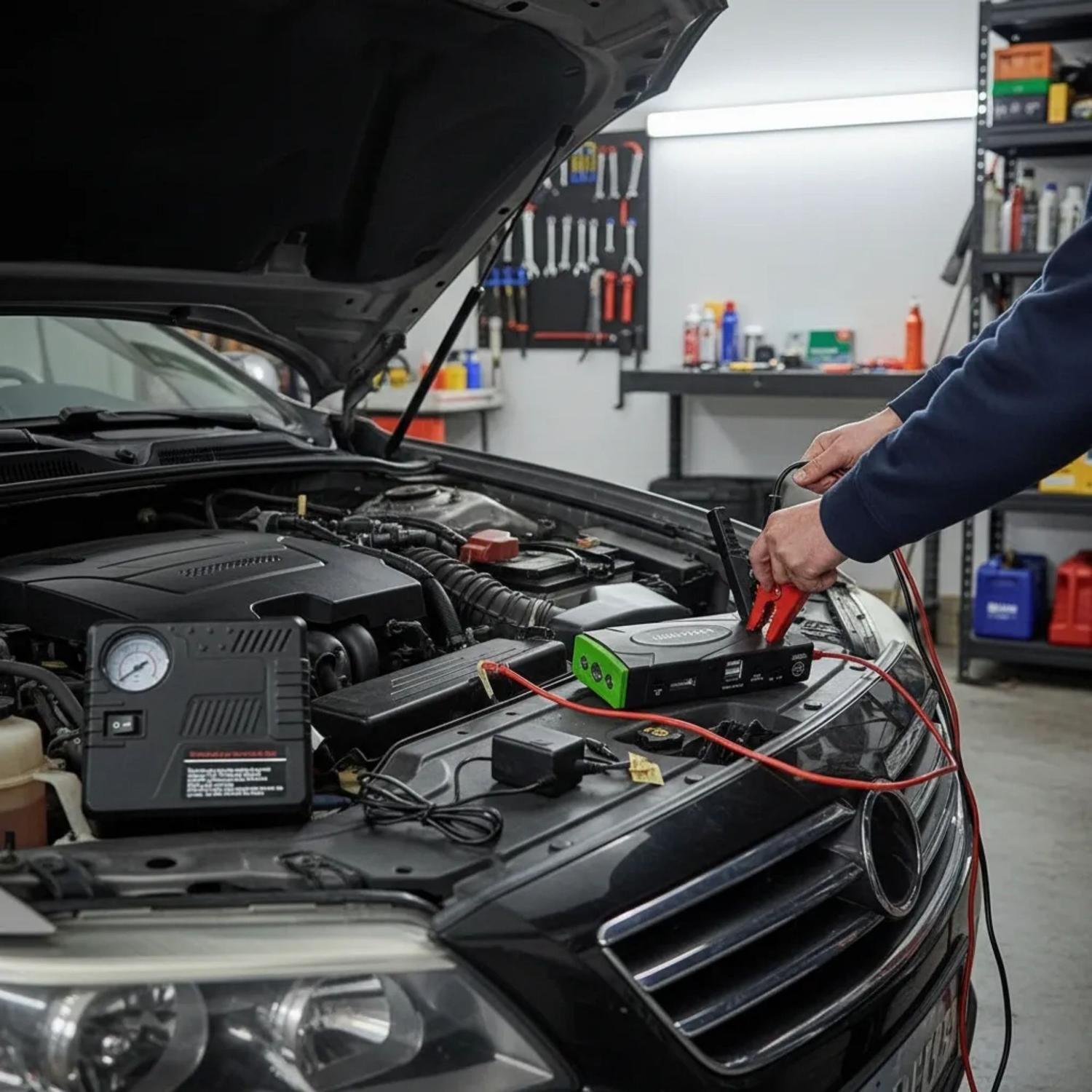 Partidor Bateria Inflador Llantas 150 Watt-2