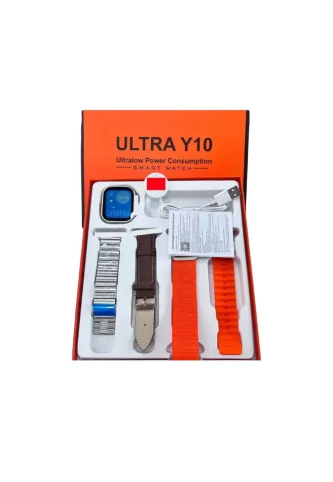 Reloj Smartwatch Ultra Y10 Bluetooth 4 Correas Intercambiables-2