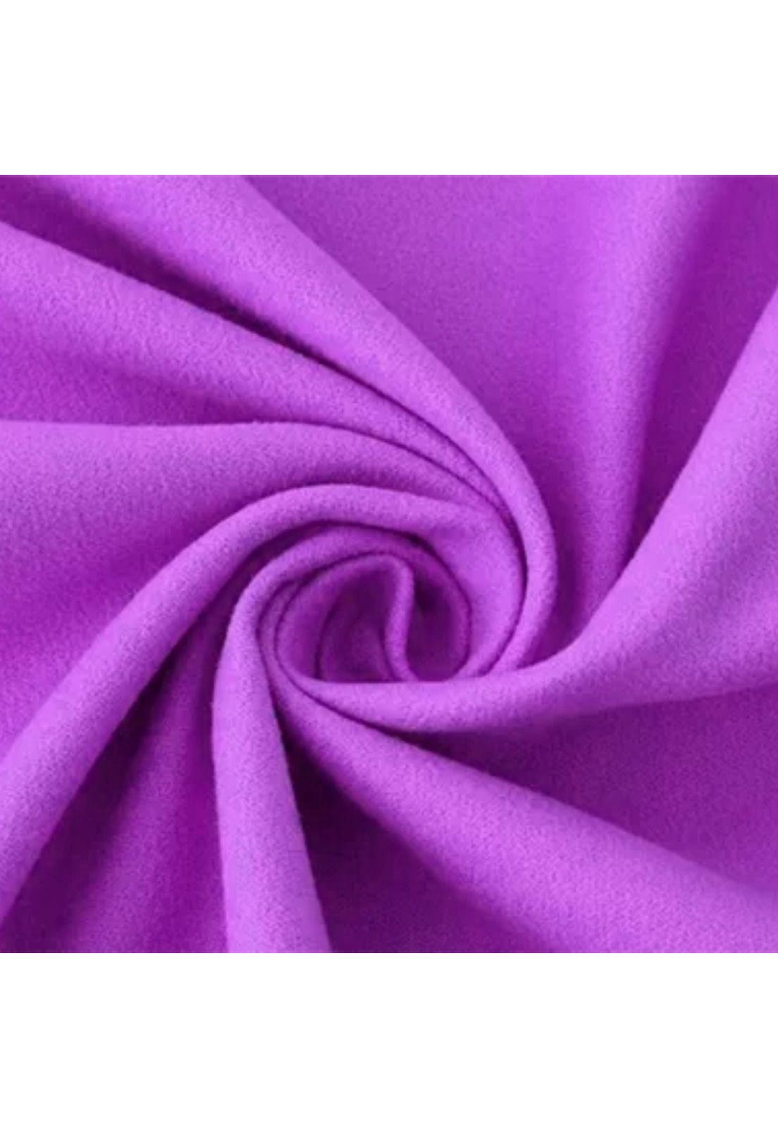Set 3 Toallas Baño Viaje Microfibra Secado Rápido Violeta Claro-3