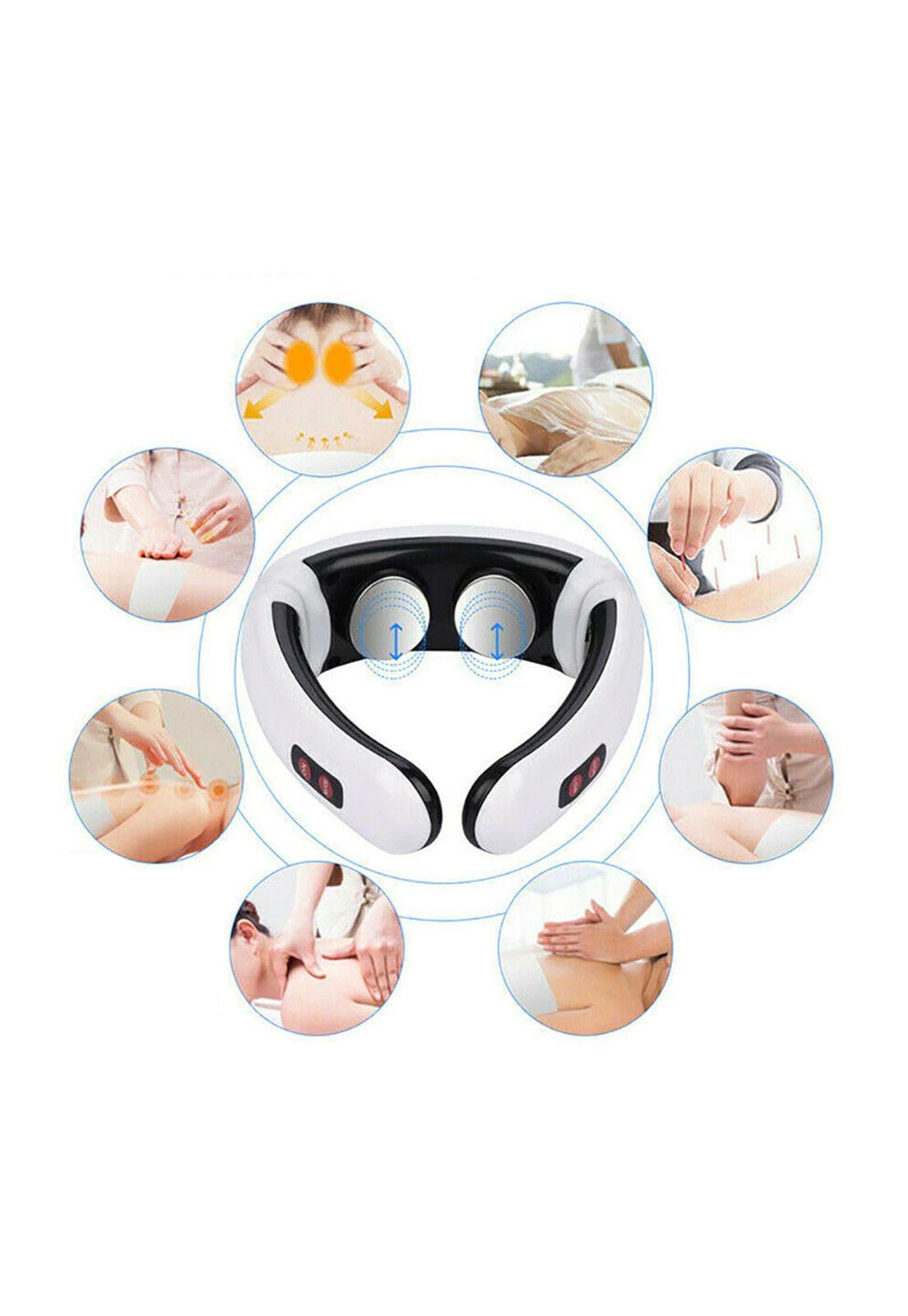 Electro Estimulador Masajeador Cuello Cervical 2 Electrodos-4