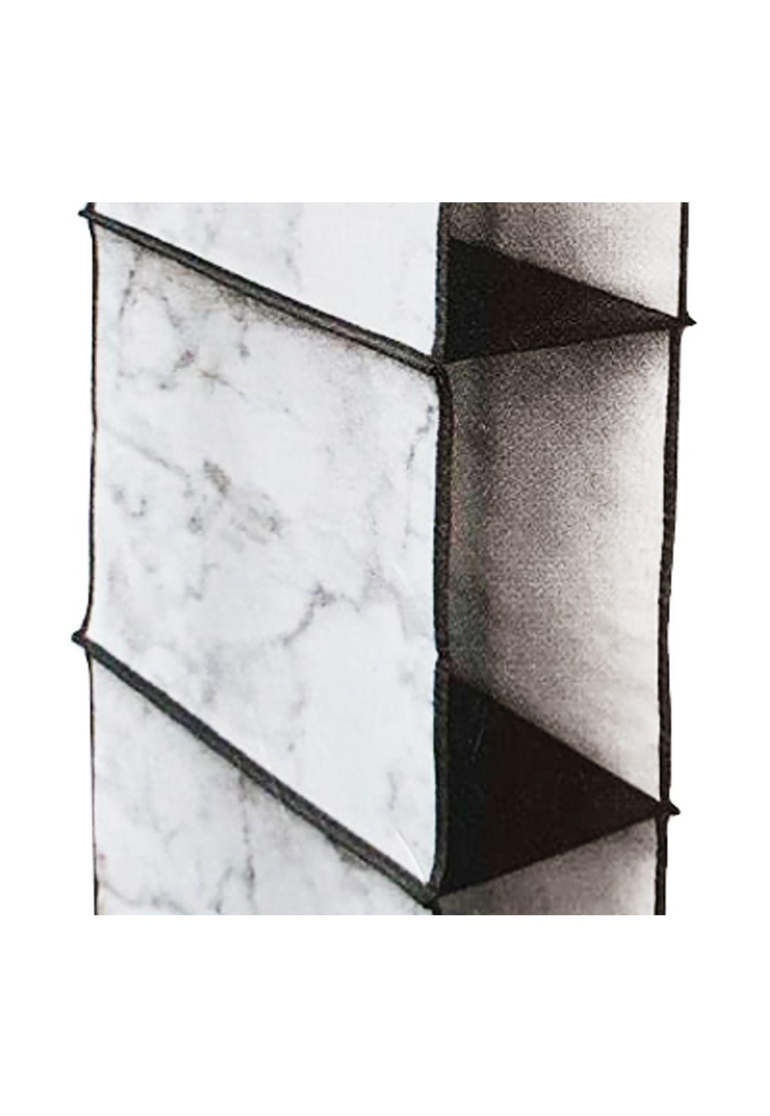 Organizador Closet Hogar Plegable Ropa 3 Divisiones Gris-3