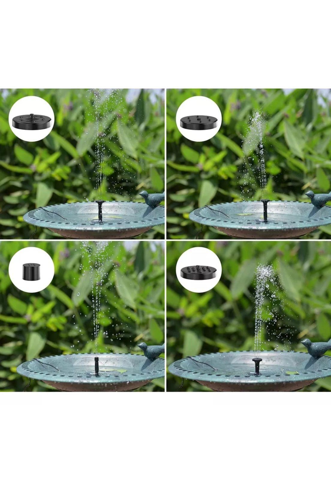 Bomba Agua Fuente Piscina Panel Energía Solar Sumergible 1.4W-4