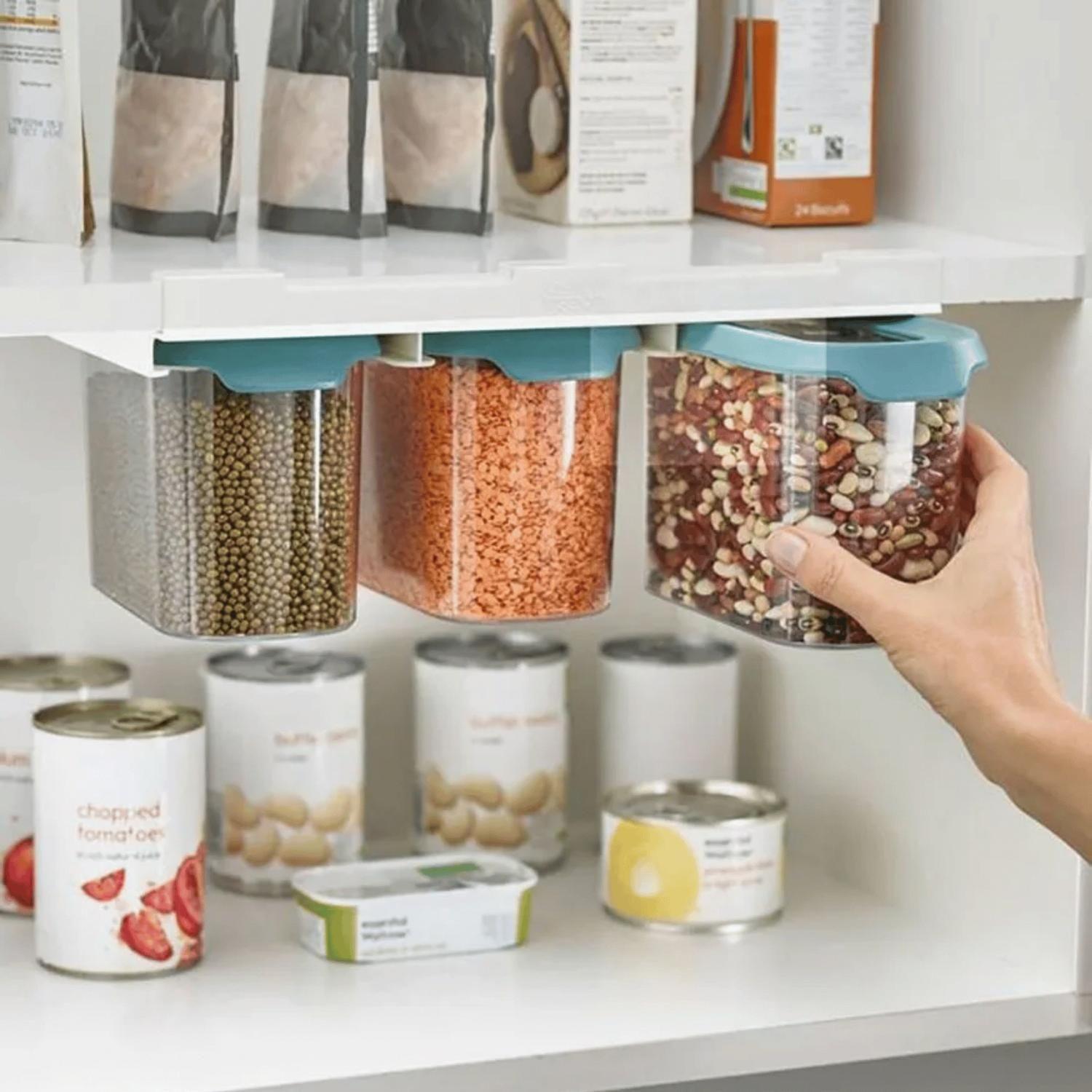 Pack 3 Contenedores Organizador Refrigerador Plástico-5