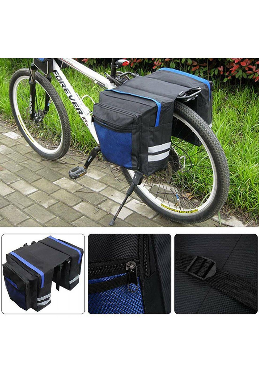 Bolso Bicicleta Organizador Tela 70x30x12 CM Azul-4