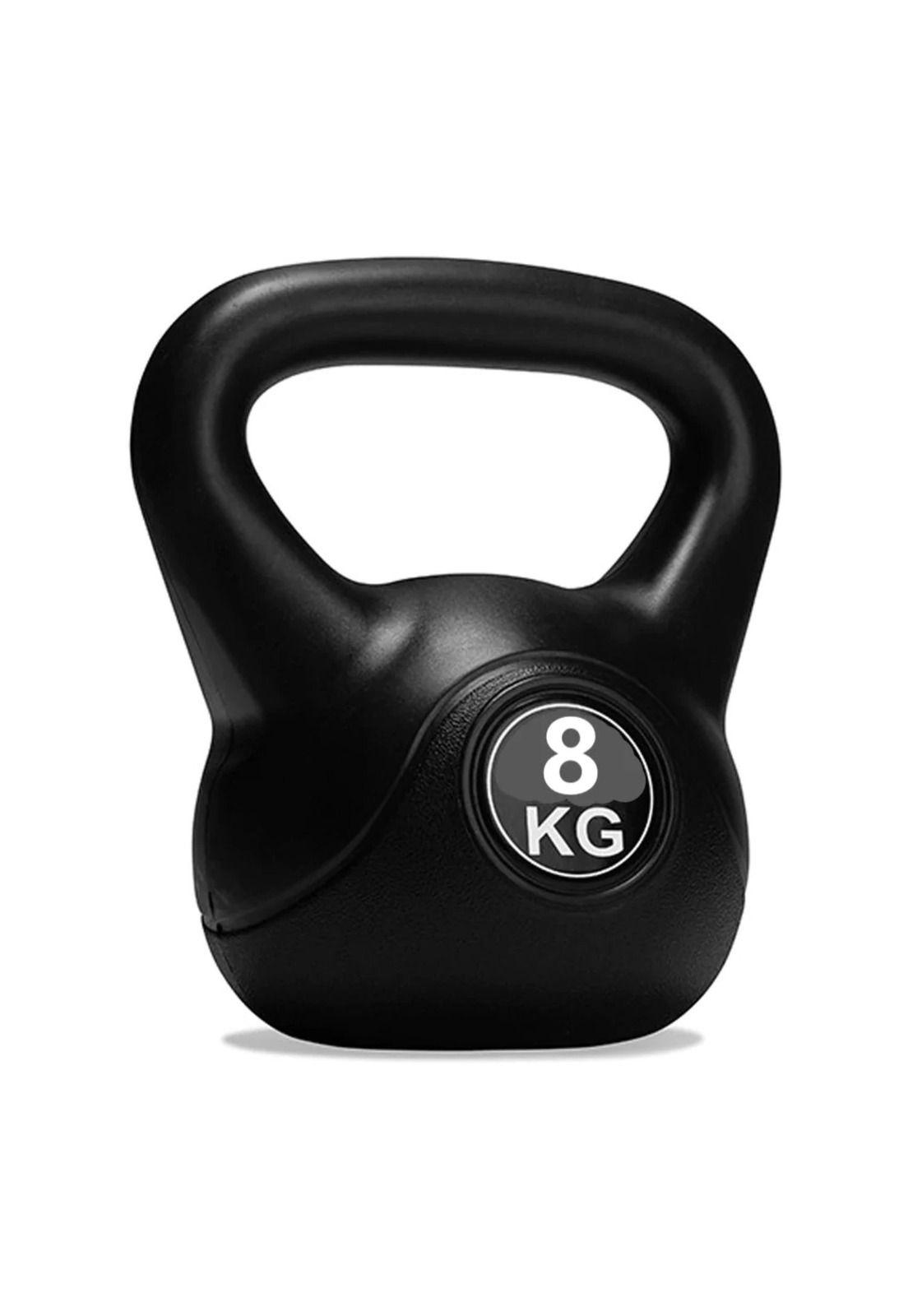 Pesa Kettlebell Mancuerna Rusa Mango Vinilo 8 KG-1
