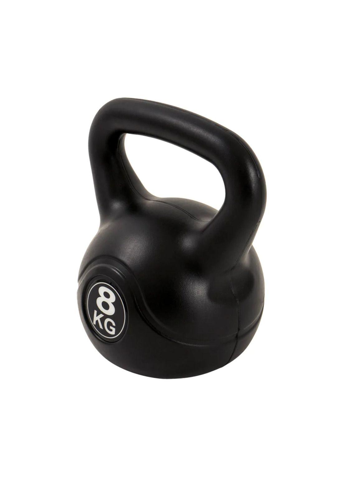 Pesa Kettlebell Mancuerna Rusa Mango Vinilo 8 KG-2