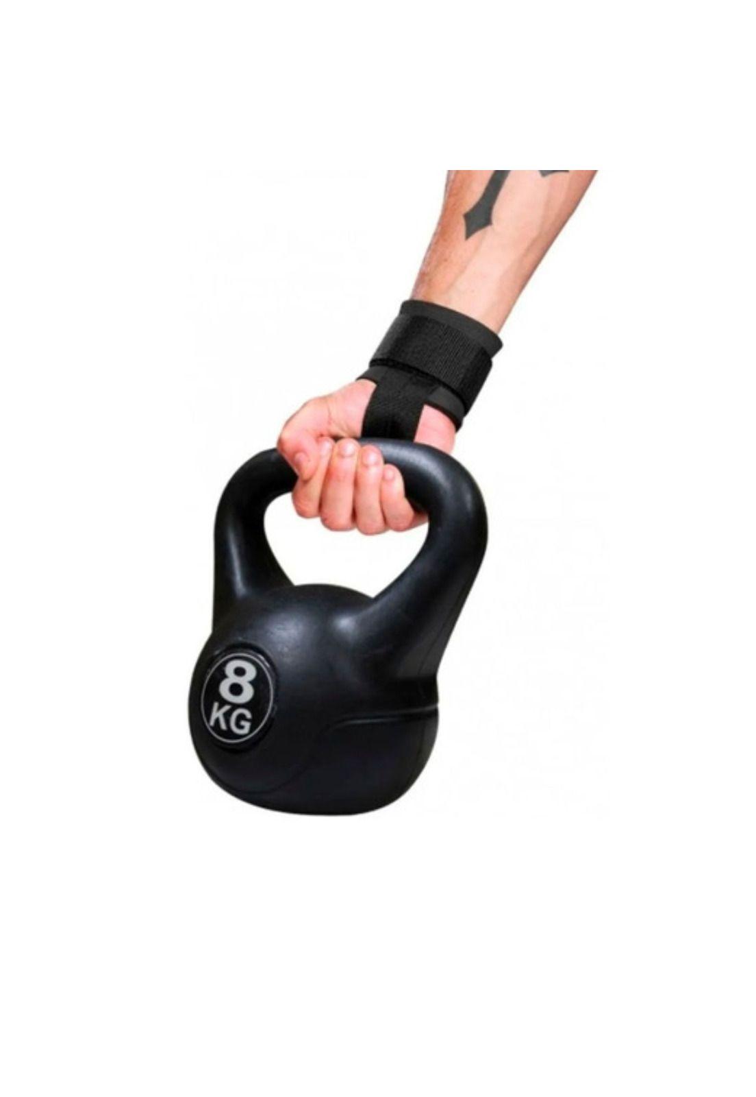 Pesa Kettlebell Mancuerna Rusa Mango Vinilo 8 KG-3