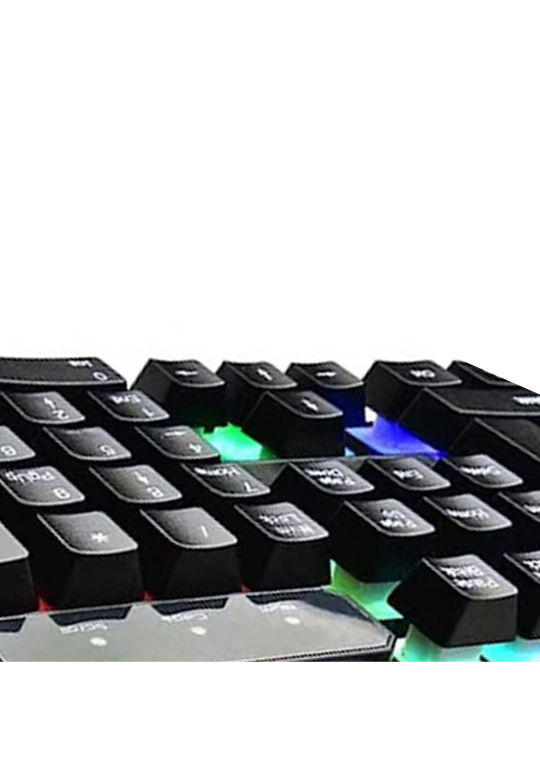 Kit Gamer Teclado + Mouse RGB Retroiluminado-2
