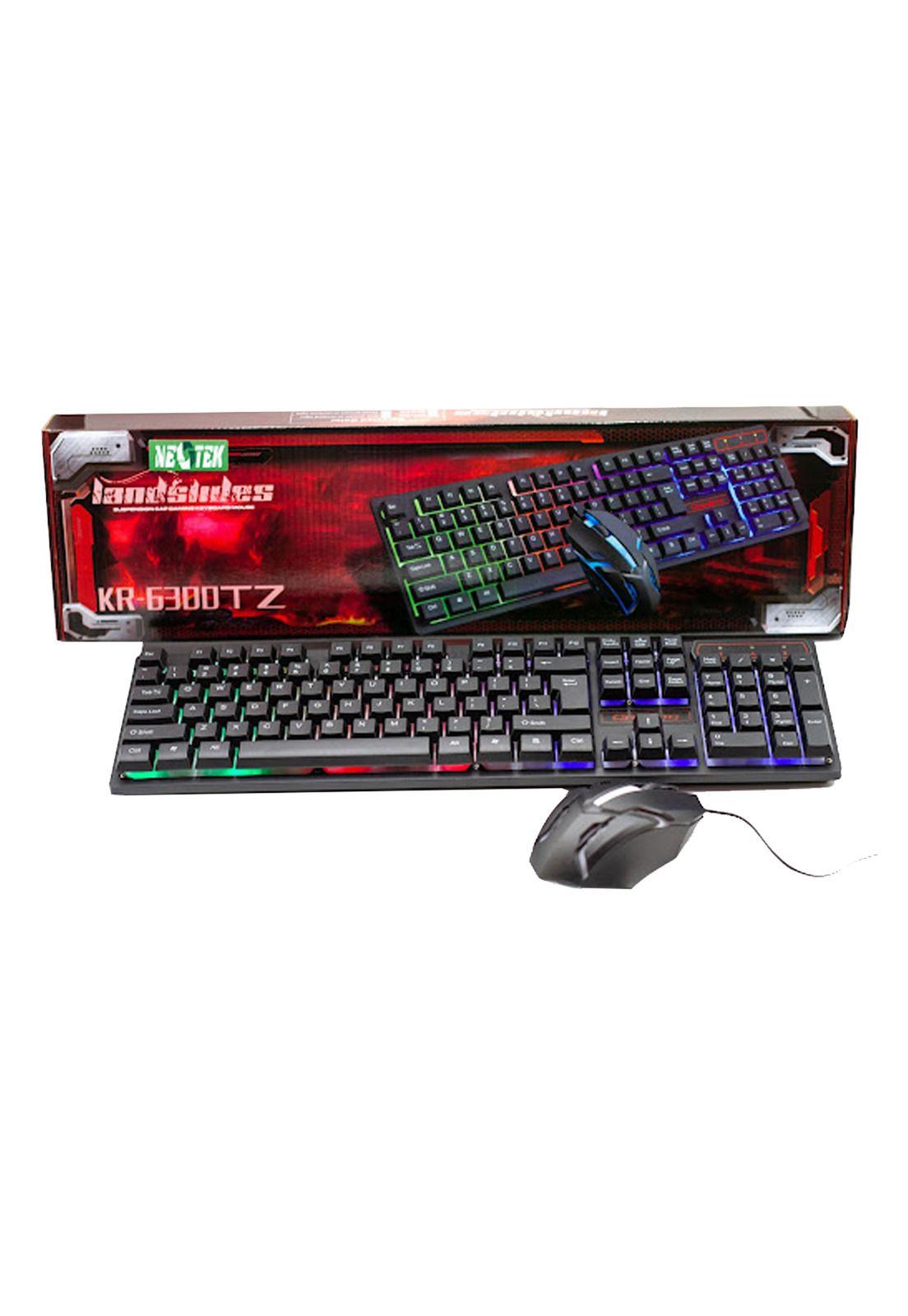 Kit Gamer Teclado + Mouse RGB Retroiluminado-3