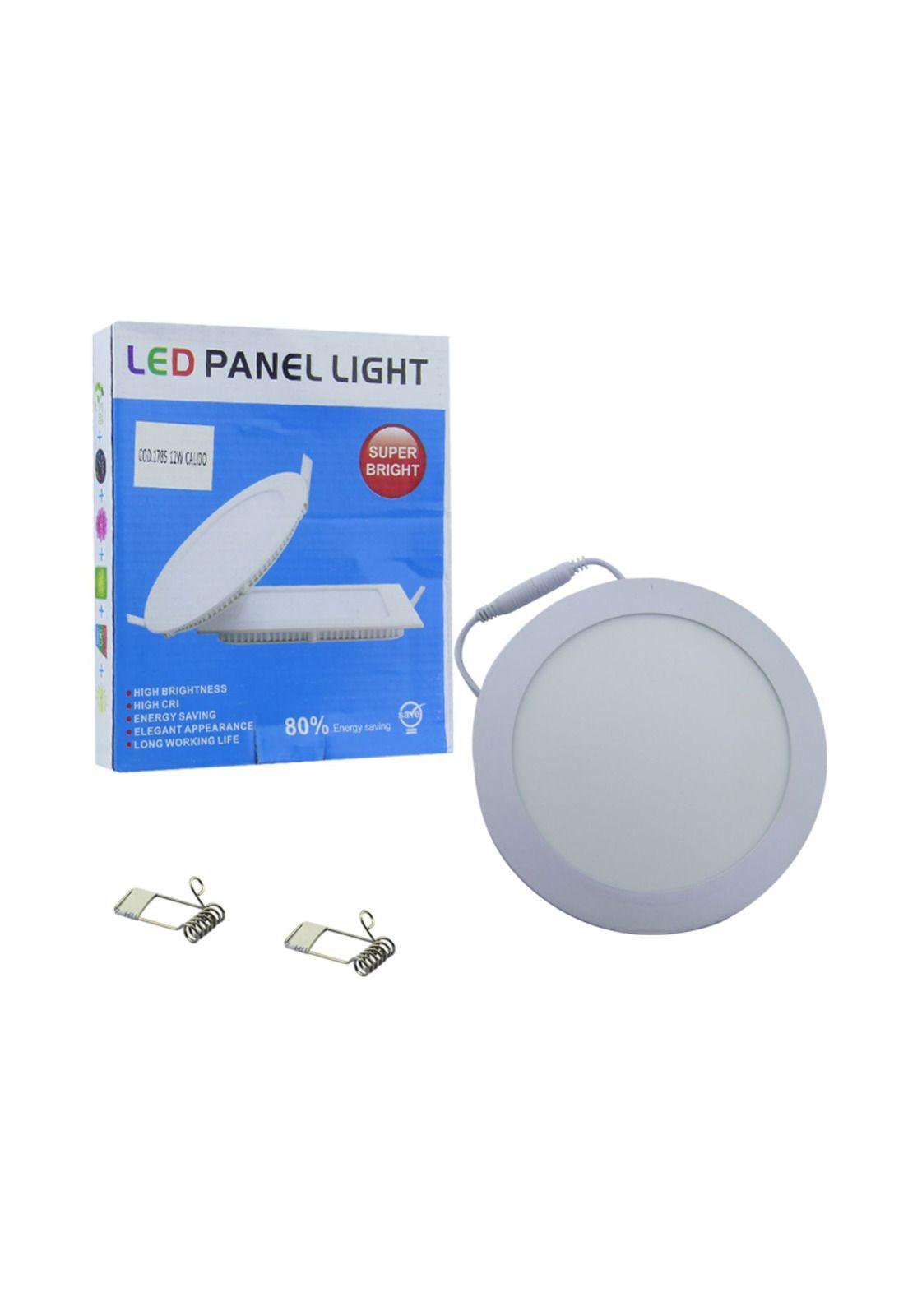 Foco LED Panel 12 Watt Luz Cálida 220 V-3