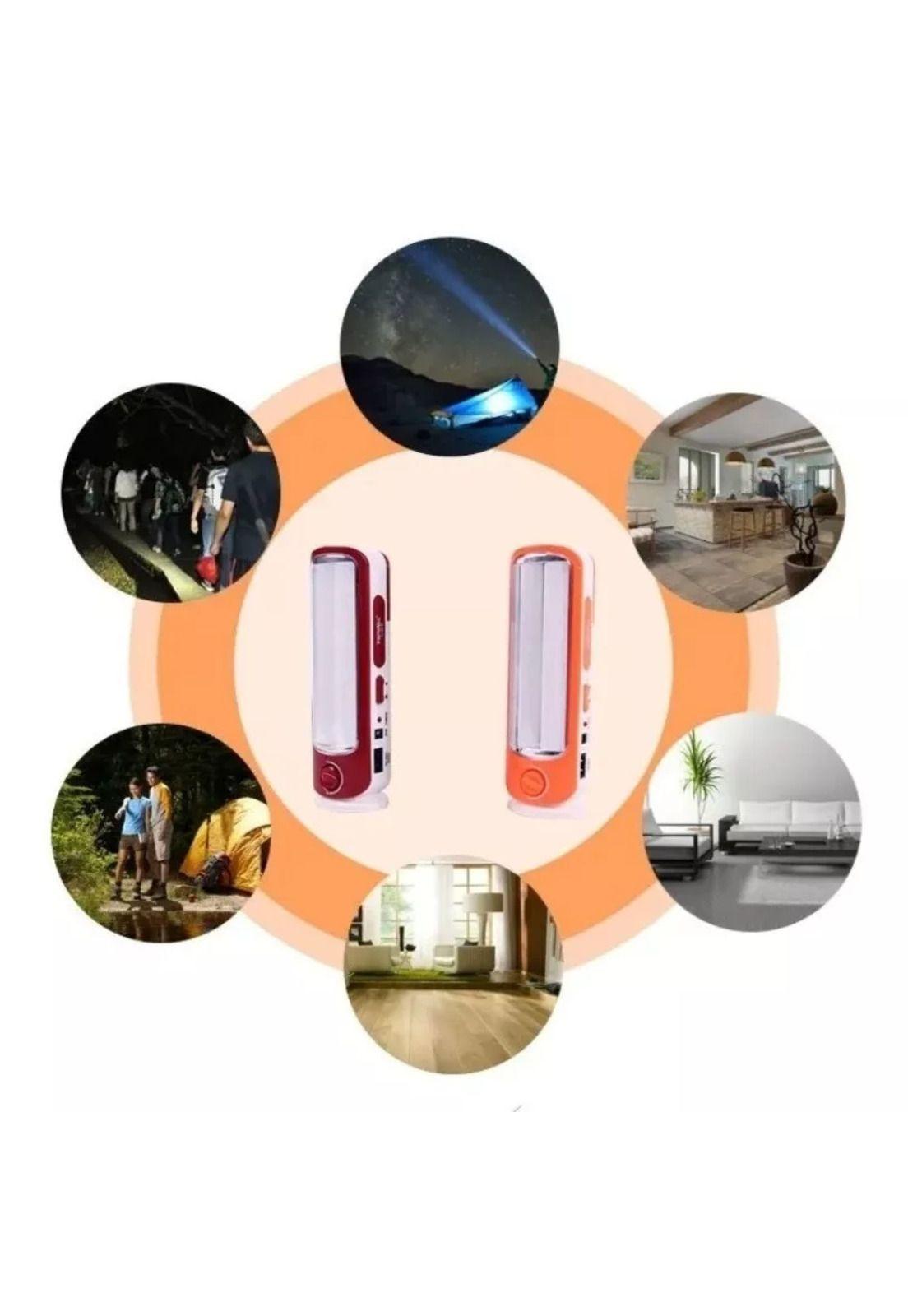 Lámpara Foco Luz Emergencia Recargable 24 Smd LED-2